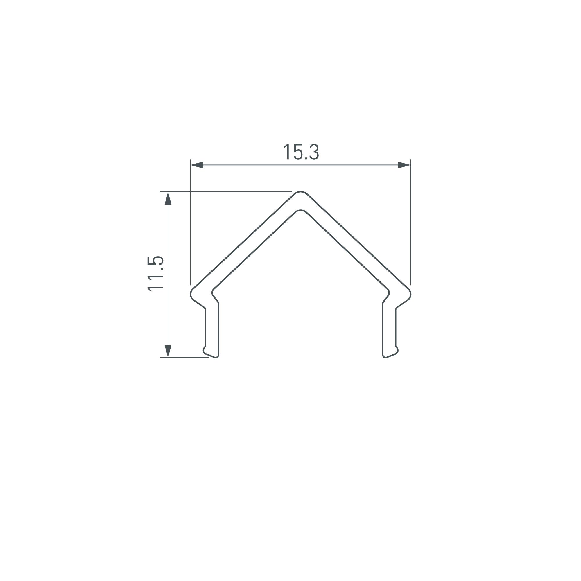 Экран SL-W15-3000 OPAL (пластик) Arlight 036034
