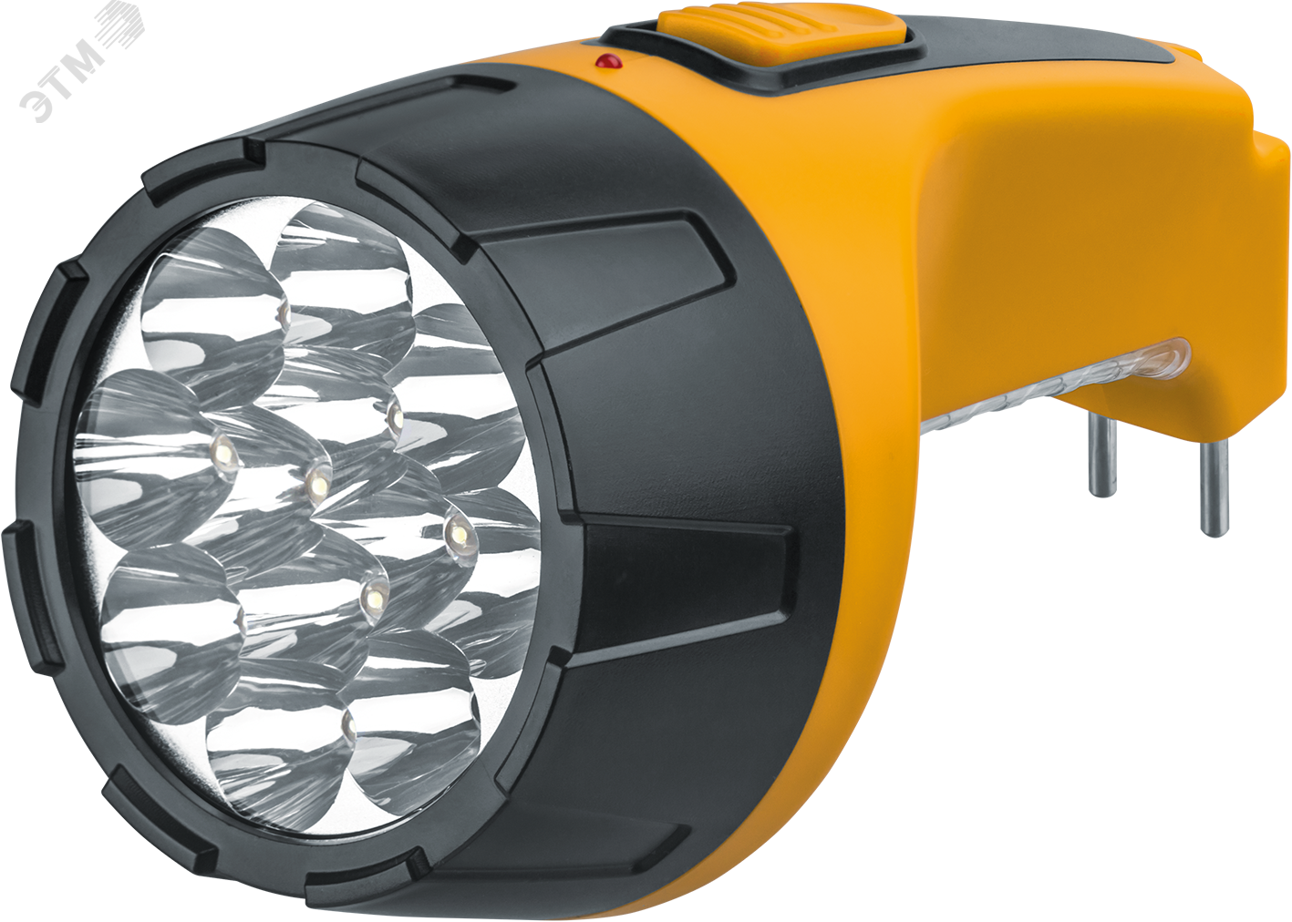 Фонарь светодиодный NPT-CP05-ACCU 12+10LED аккумуляторный с вилкой для зарядки пластик Navigator Group 94953 18633
