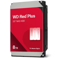 Жесткий диск 8TB Red Plus 3.5'', SATAIII, 5640 об/мин, 256 МБ Western Digital WD80EFPX 152408