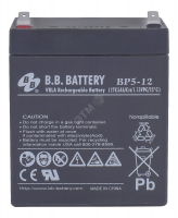 Аккумулятор 12В 5Ач B.B.Battery BP 5-12 00-00011430