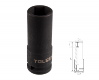 Головка торцевая ударная глубокая шестигранная 1/2'', 16 мм Tolsen TT18266