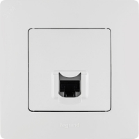 Розетка компьютерная RJ45 категория 5Е UTP белый ETIKA IEK 672241