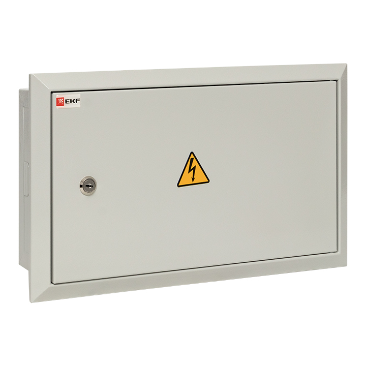 Щит распределительный встраиваемый ЩРв-18 с замком IP30 1х18 EKF mb11-18m