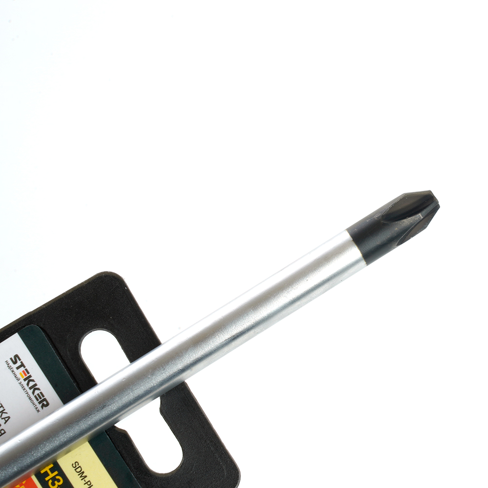 Отвертка крестовая Ph3х150мм Cr-V STEKKER SDM-PH3-150 39771