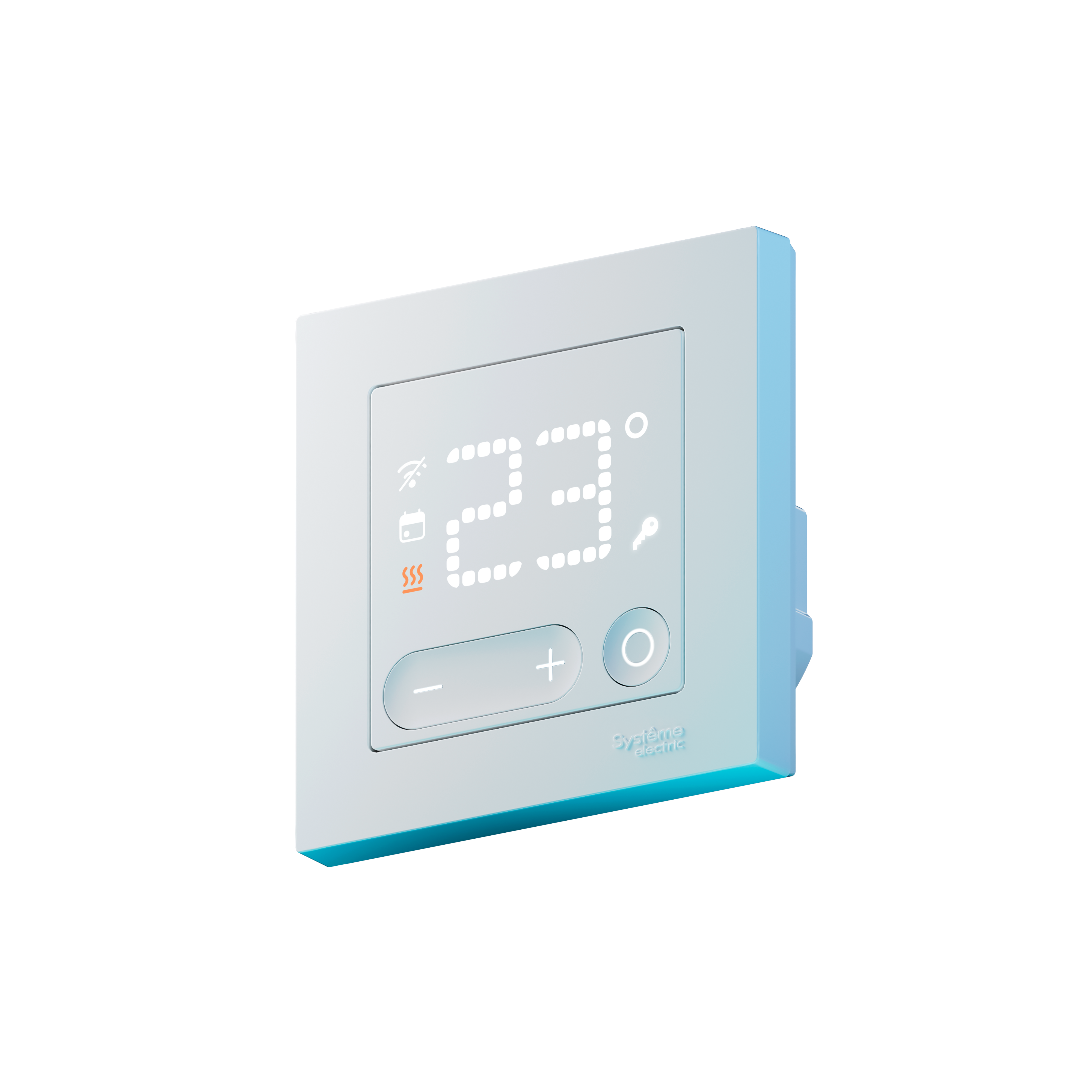 ATLASDESIGN SMART Термостат программируемый для   электрического теплого пола, Zigbee, 16 А, мех.,  БЕЛЫЙ Systeme Electric ATN000138Z