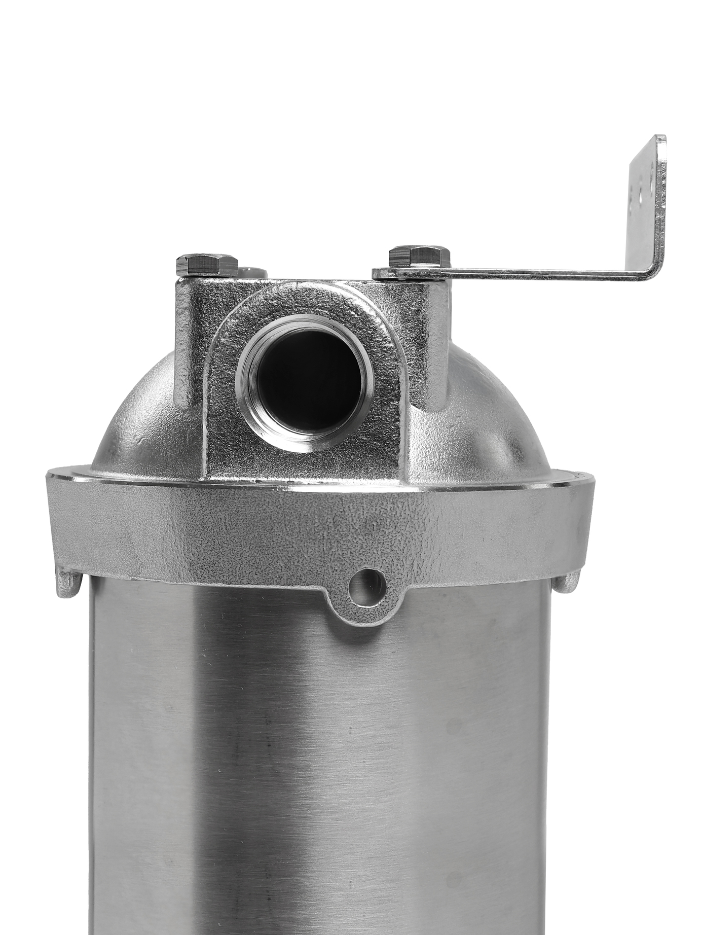 Корпус магистрального фильтра 10SL HMS-10B-1/2BSP из нержавеющей стали Гидротек 8005