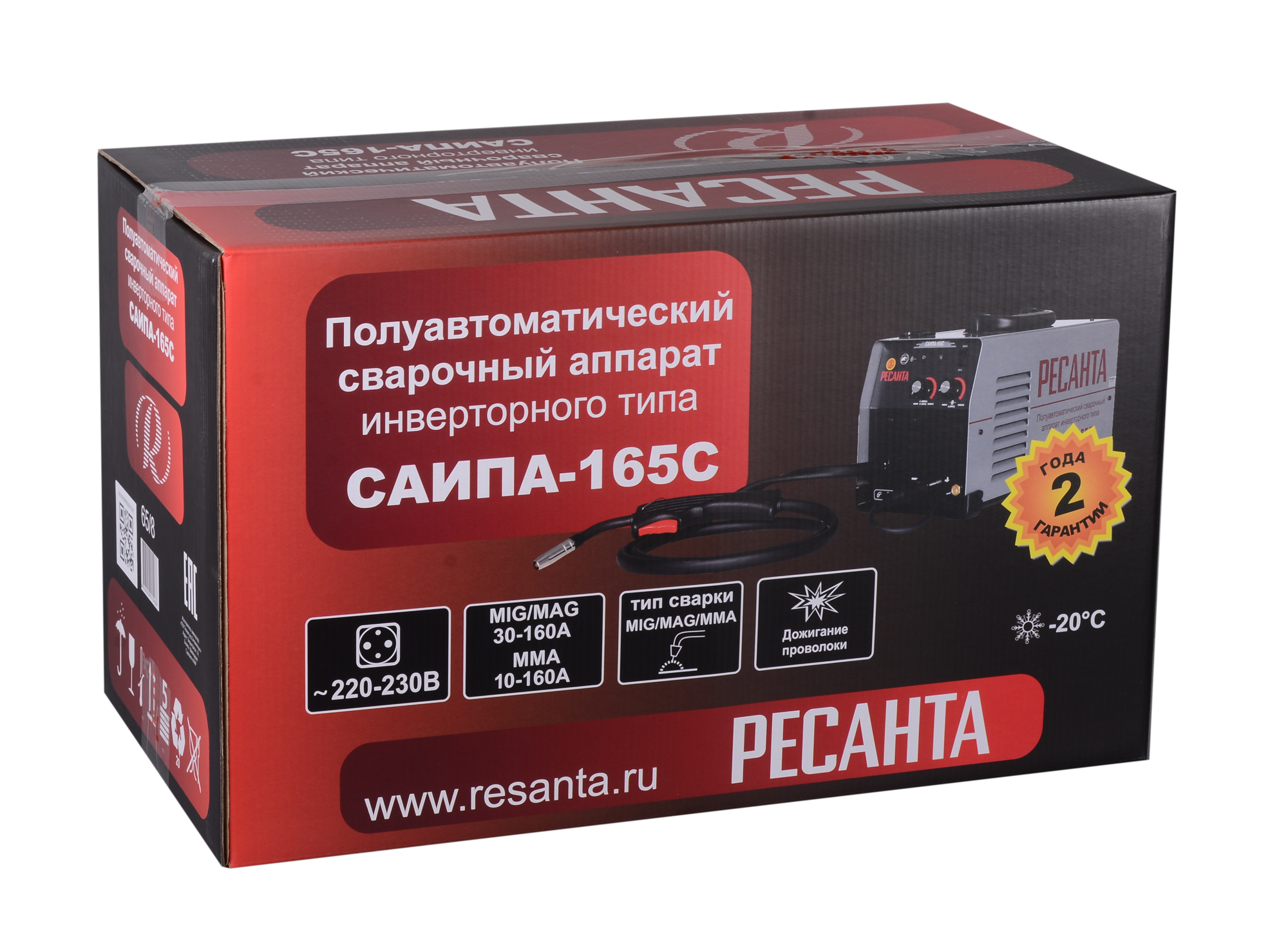 Полуавтомат сварочный САИПА-165 MIG/MAG Ресанта 65/8