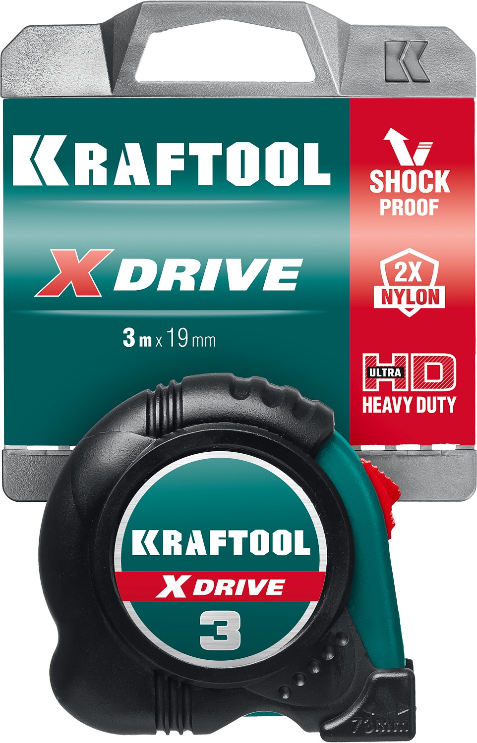 Рулетка X-Drive 3м х 19мм KRAFTOOL 34122-03-19_z02