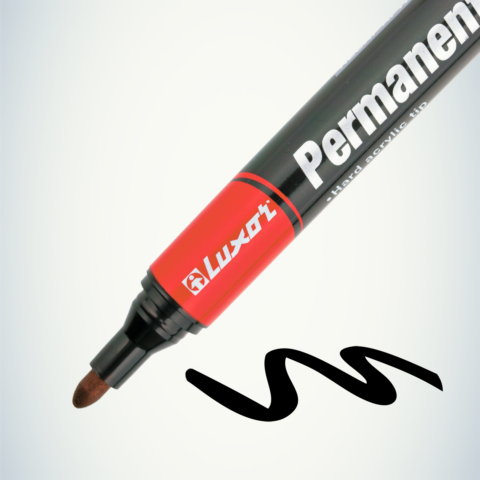 Маркер перманентный Luxor 250 черный, пулевидный, 1-3мм ЭРА Б0048246