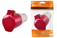 Розетка 225 переносная 3Р+РЕ+N 32А 380В IP44 TDM TDM ELECTRIC SQ0603-0014