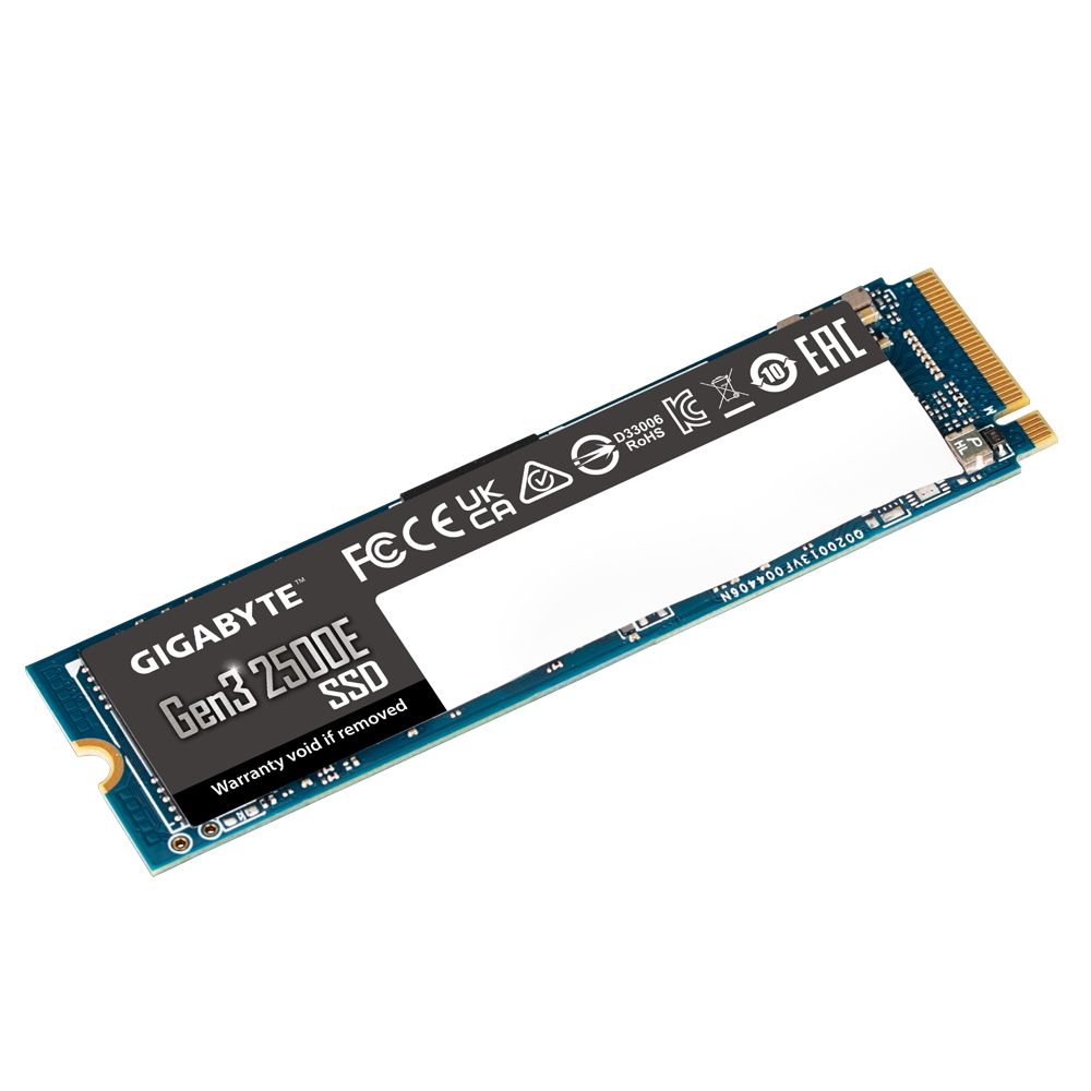 Накопитель SSD M.2 2280 1TB Gen3 2500E, PCIe 3.0  x4, NVMe 1.3 GIGABYTE G325E1TB 112616