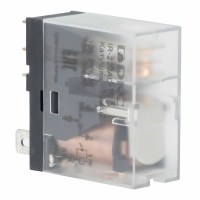 Реле миниатюрное промышленное, 1CO, ком. ток 12А, AgSnO2, напряжение 230V AC, опция: светодиод DKC IR-230AC-1CO
