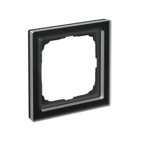 ARTGALLERY PURE 1-постовая РАМКА, ОРГАНИЧЕСКОЕ СТЕКЛО ЧЕРНЫЙ Systeme Electric GAL321001