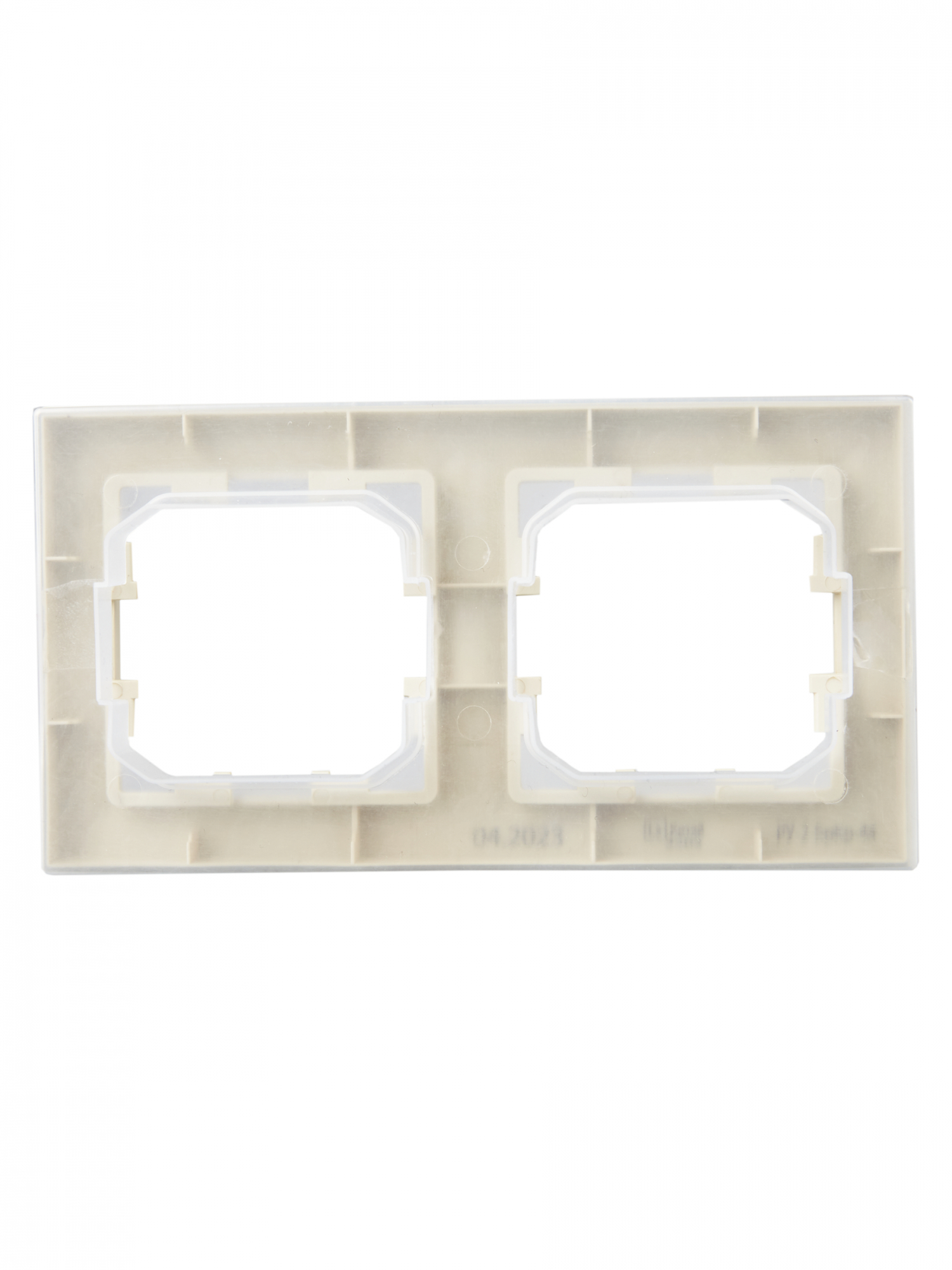 BRITE Рамка 2 поста IP44 РУ-2-БрКр-44 бежевый IEK BR-M22-44-K10