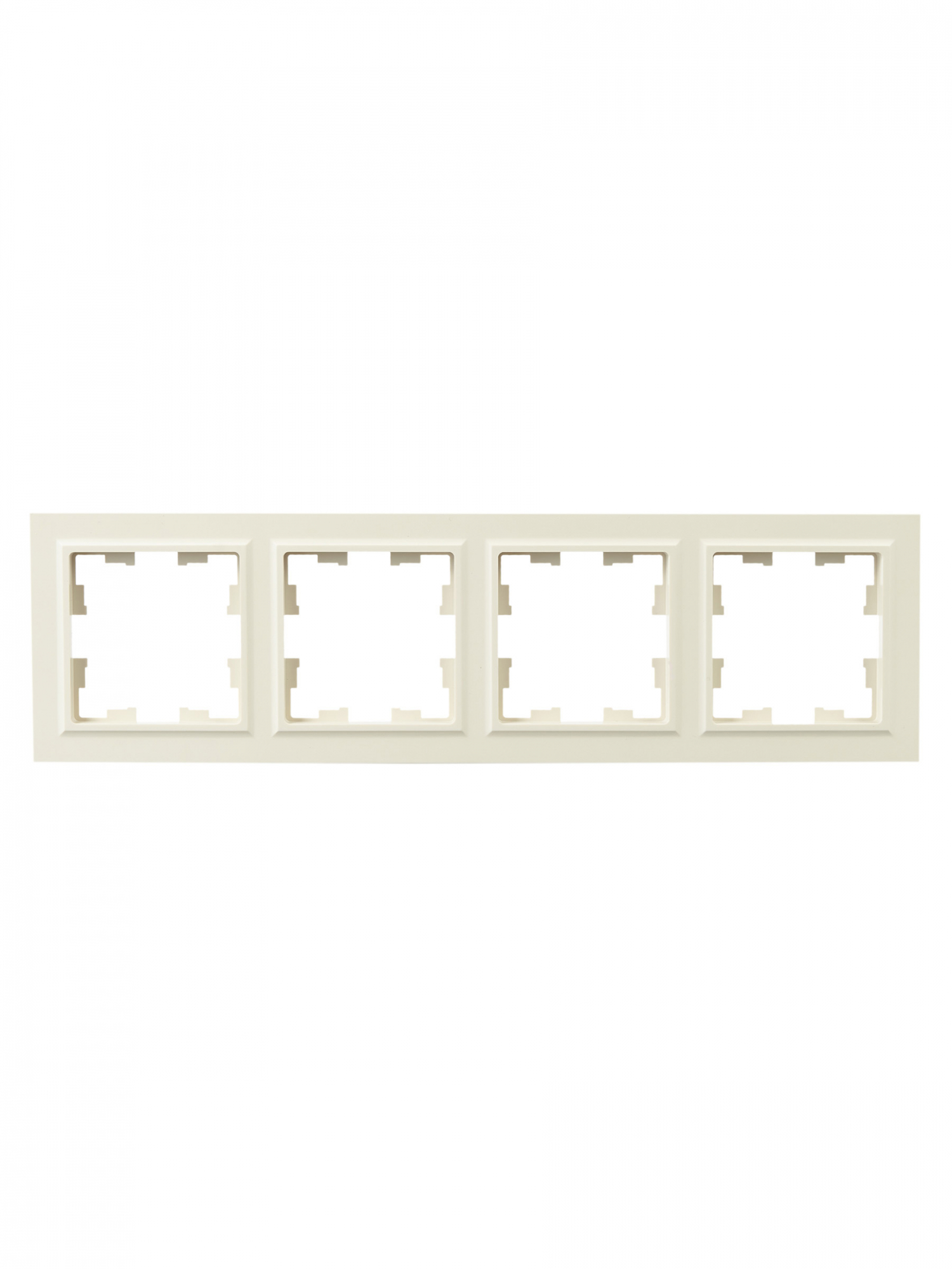 BRITE Рамка 4 поста РУ-4-БрКр бежевый IEK BR-M42-K10