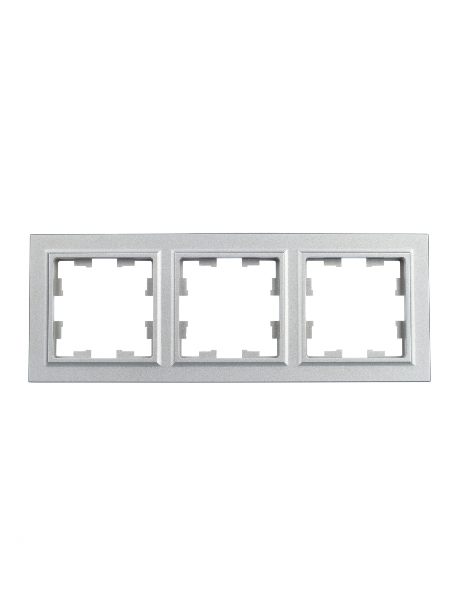 BRITE Рамка 3 поста РУ-3-БрА алюминий IEK BR-M32-K47