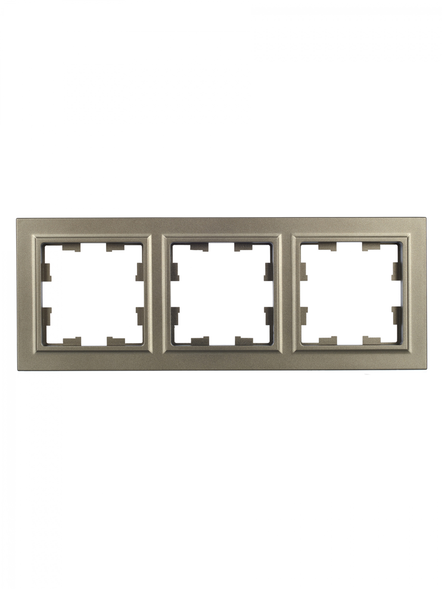BRITE Рамка 3 поста РУ-3-БрШ шампань IEK BR-M32-K37