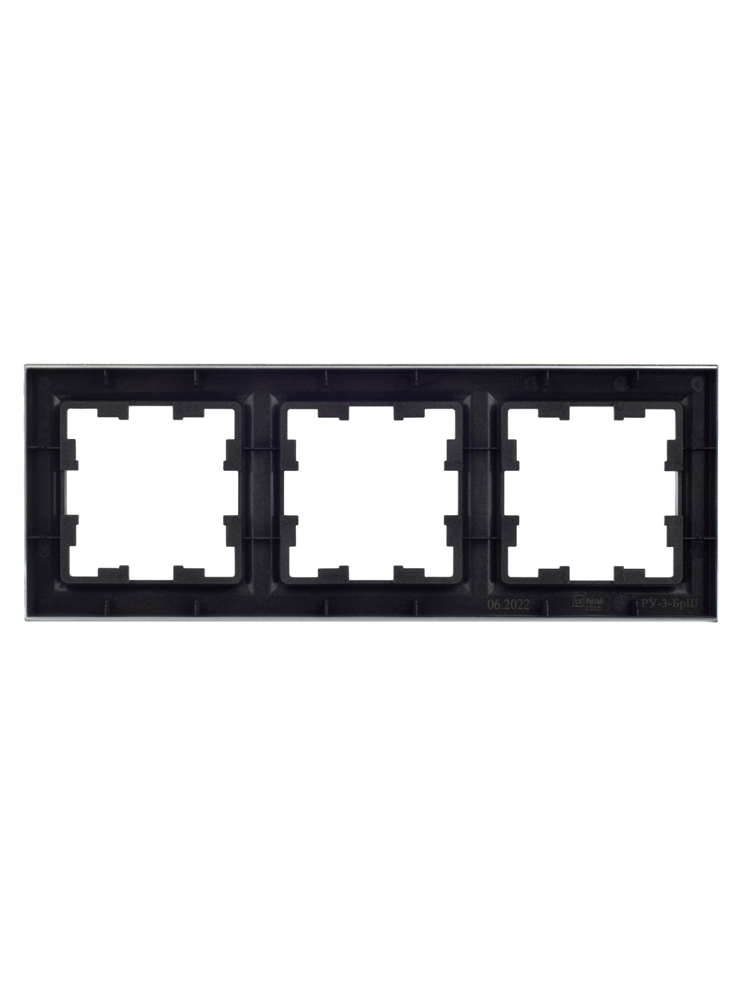 BRITE Рамка 3 поста РУ-3-БрШ шампань IEK BR-M32-K37