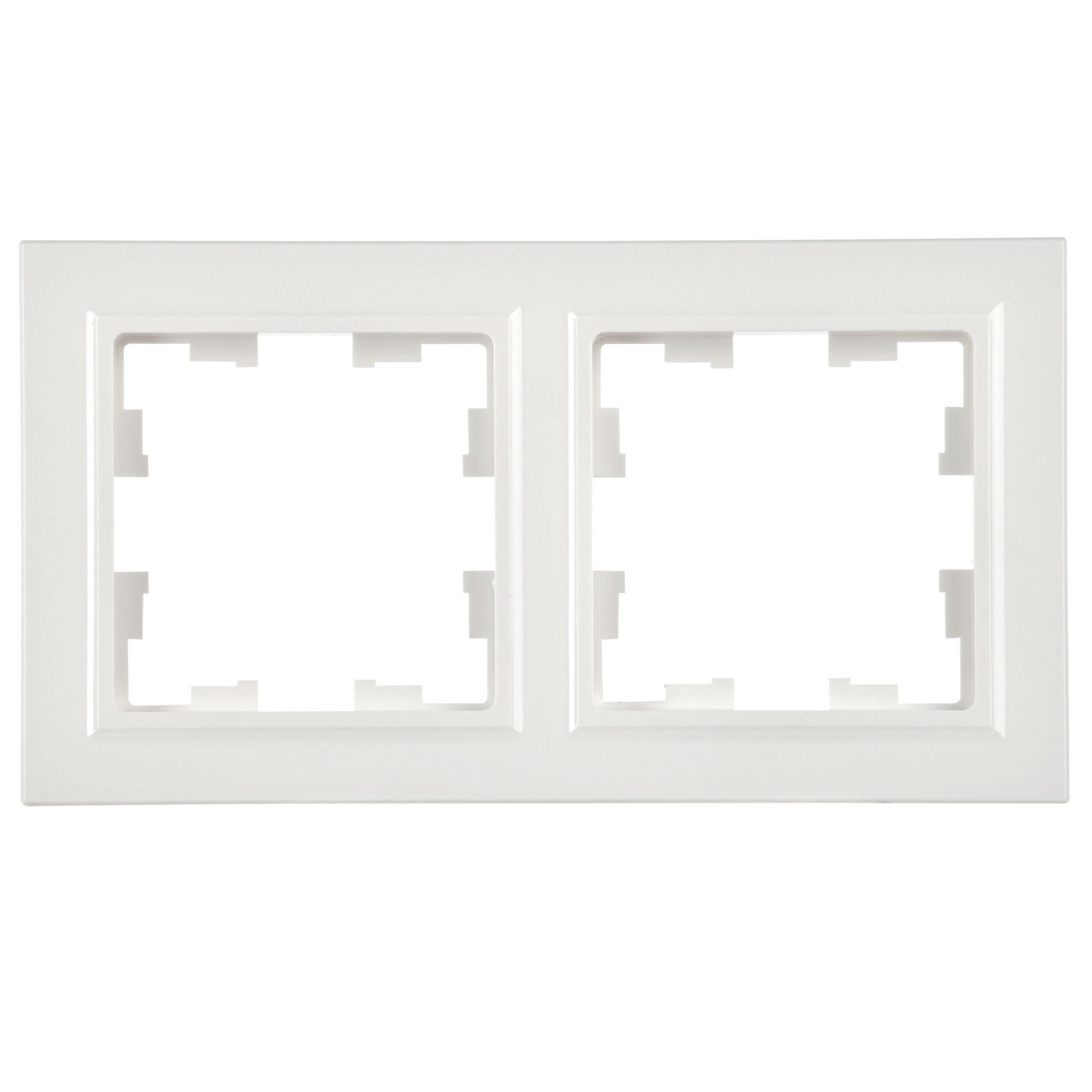 BRITE Рамка 2 поста РУ-2-БрБ белый IEK BR-M22-K01