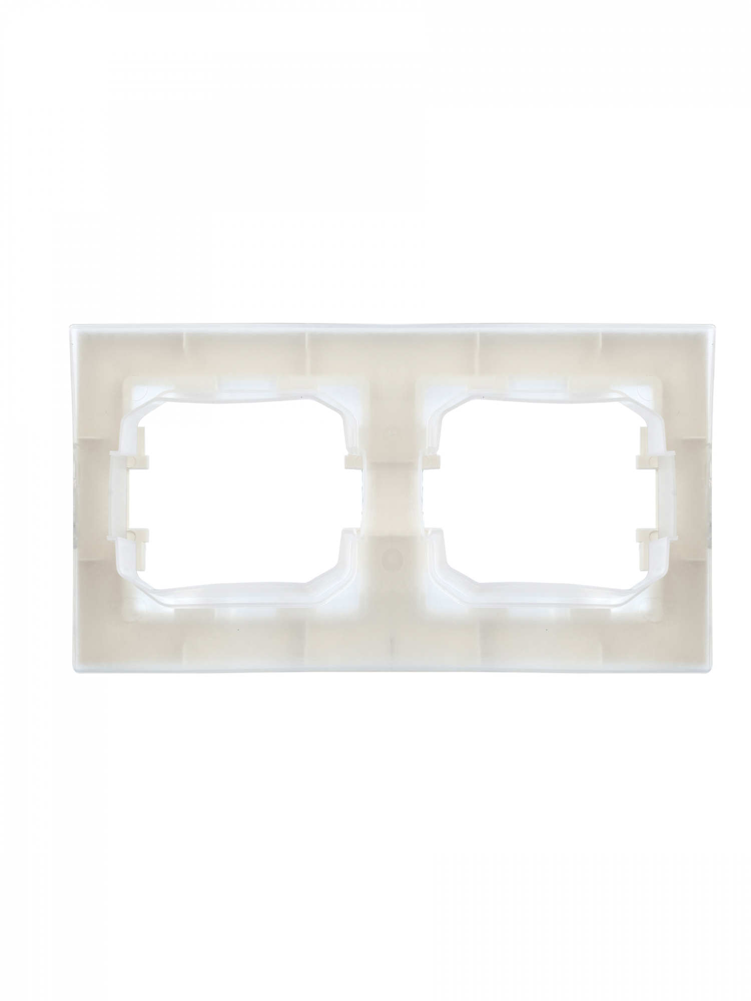 BRITE Рамка 2 поста IP44 РУ-2-БрБ-44 белый IEK BR-M22-44-K01