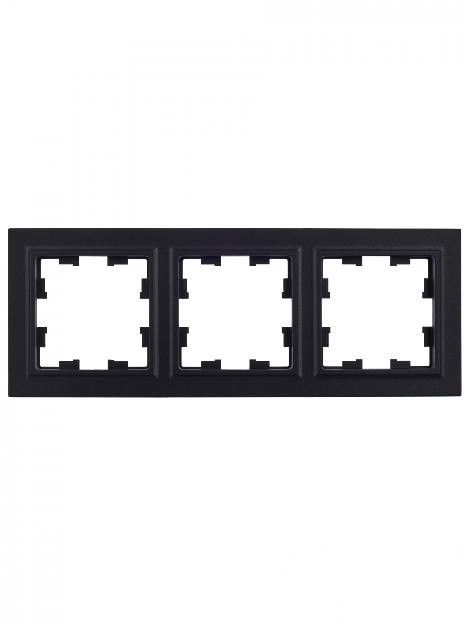 BRITE Рамка 3 поста РУ-3-БрЧ черный IEK BR-M32-K02