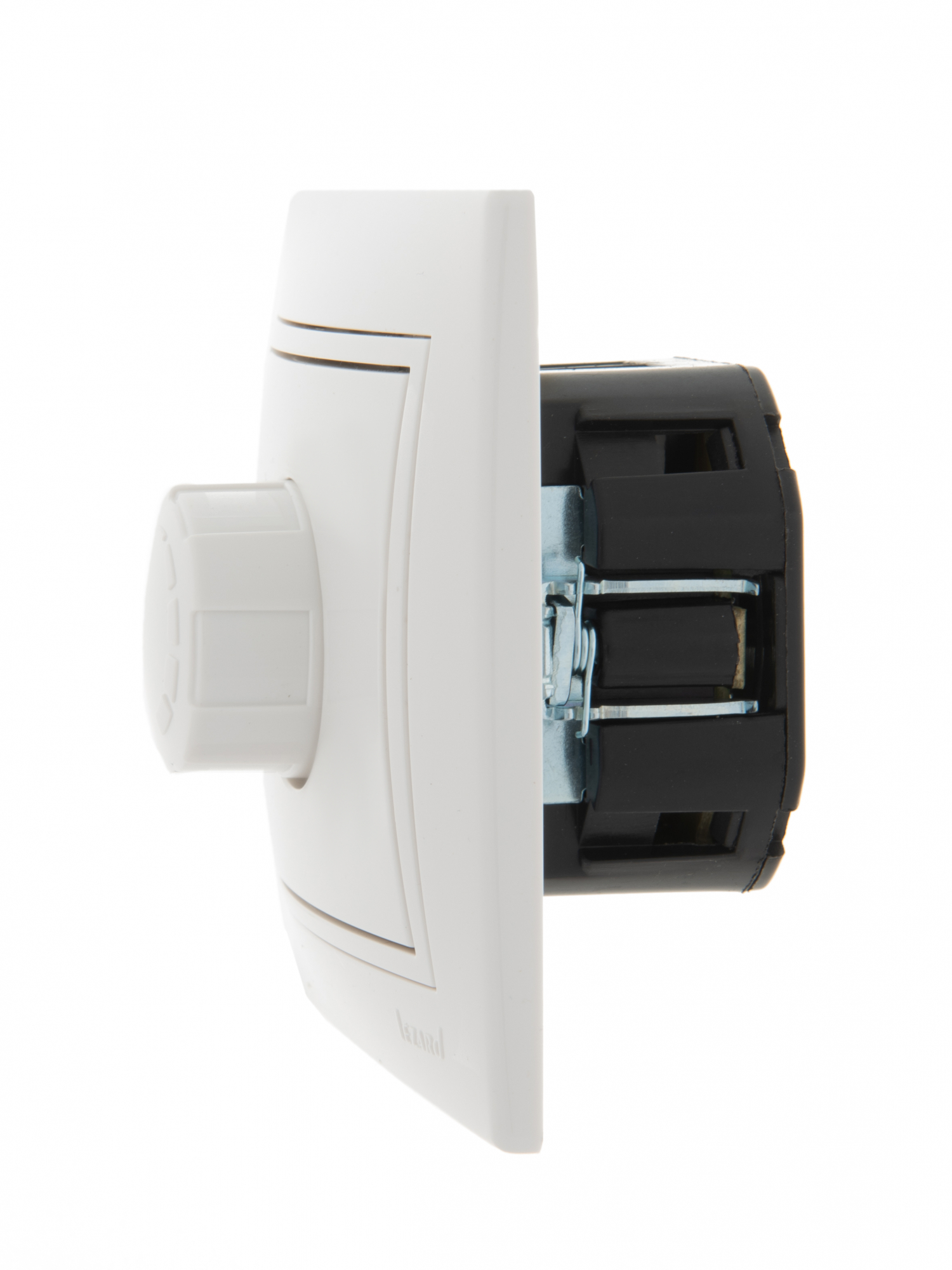 MIRA Диммер 800Вт белый с белой вставкой Lezard 701-0202-115