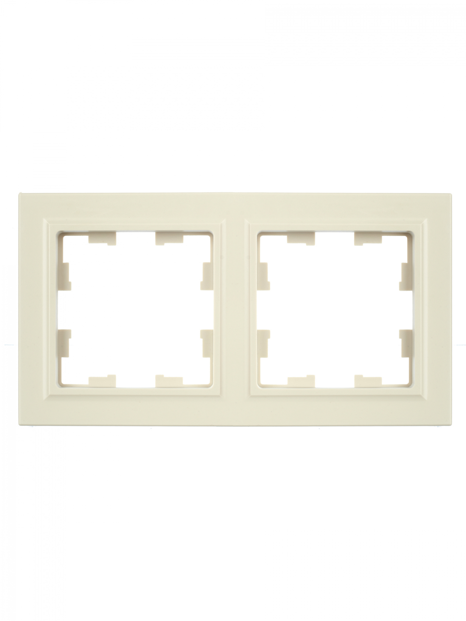 BRITE Рамка 2 поста РУ-2-БрКр бежевый IEK BR-M22-K10
