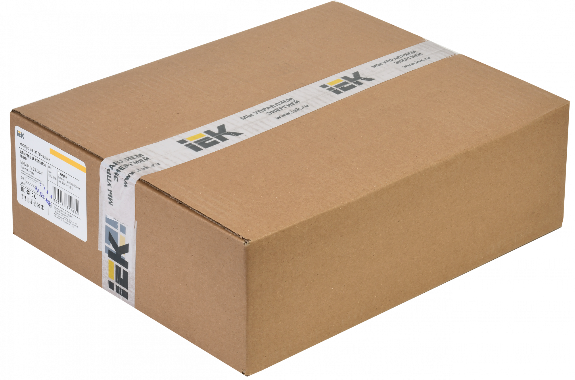 TITAN 3 Корпус металлический ЩРв-24 (395х310х120) IP31 IEK MKM14-V-24-30-T