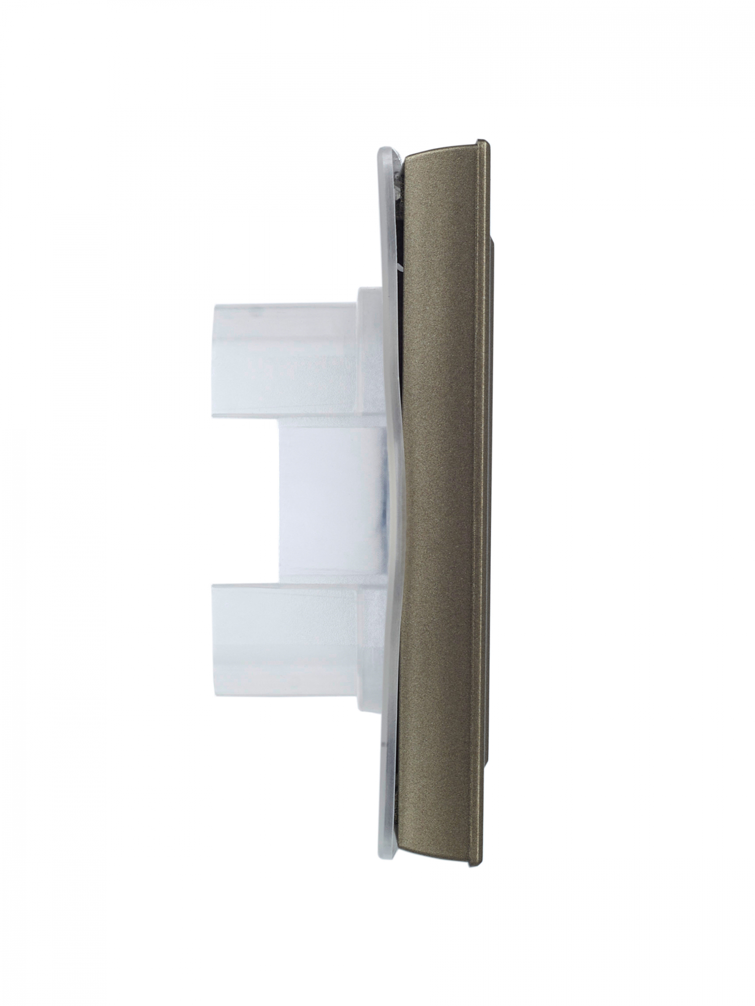 BRITE Рамка 1 пост IP44 РУ-1-БрШ-44 шампань IEK BR-M12-44-K37
