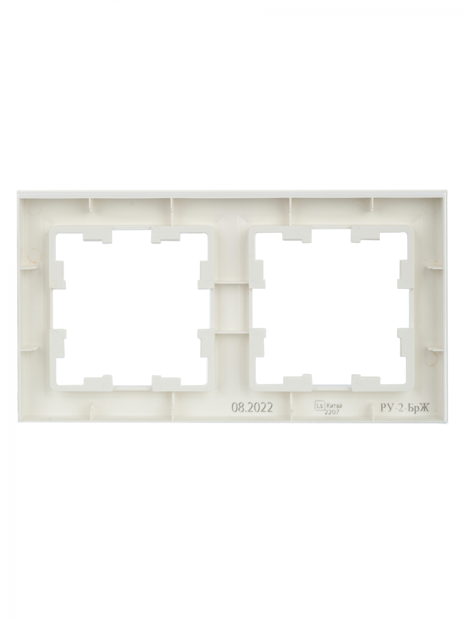 BRITE Рамка 2 поста РУ-2-БрЖ жемчуг IEK BR-M22-K36