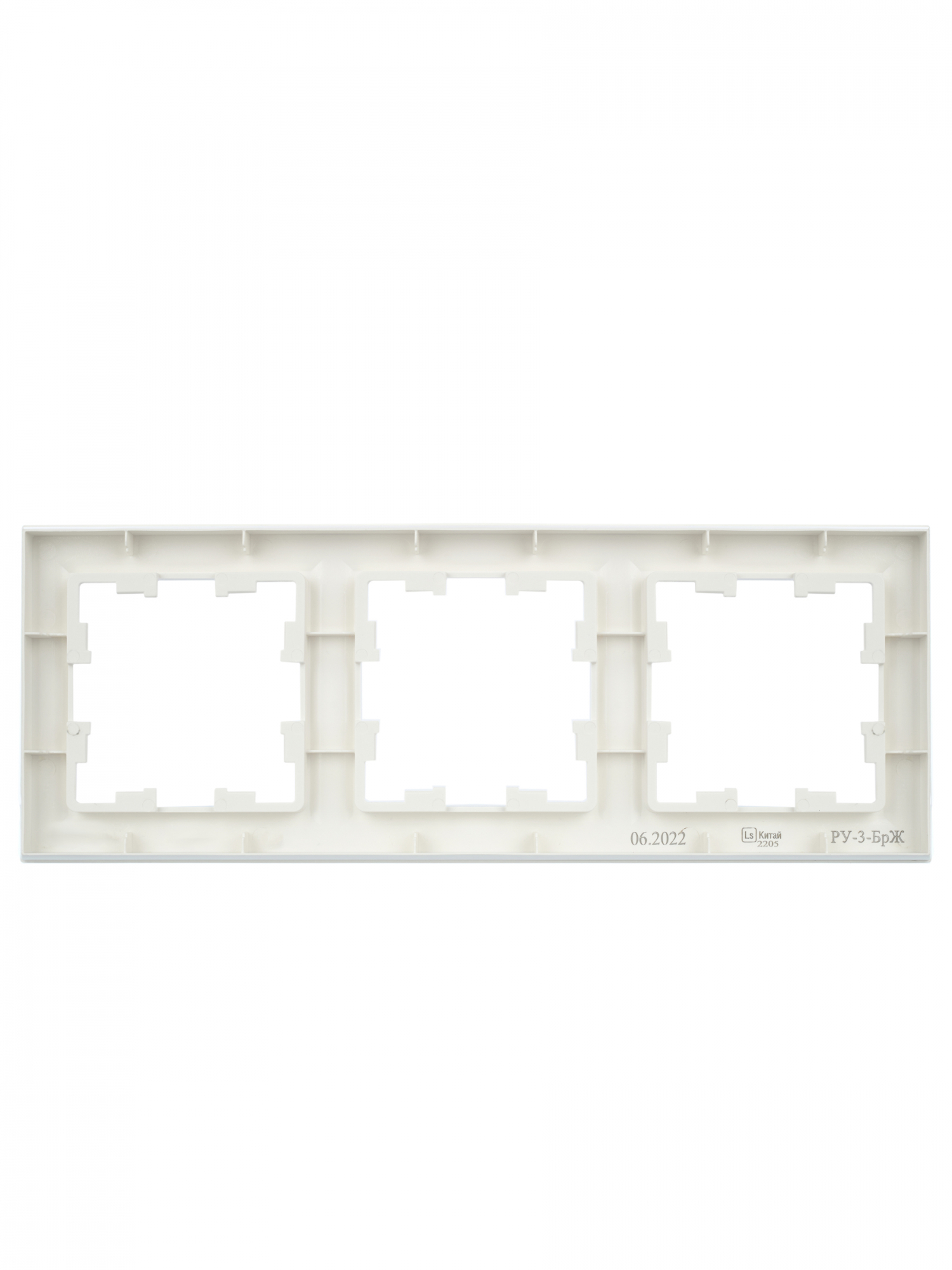 BRITE Рамка 3 поста РУ-3-БрЖ жемчуг IEK BR-M32-K36