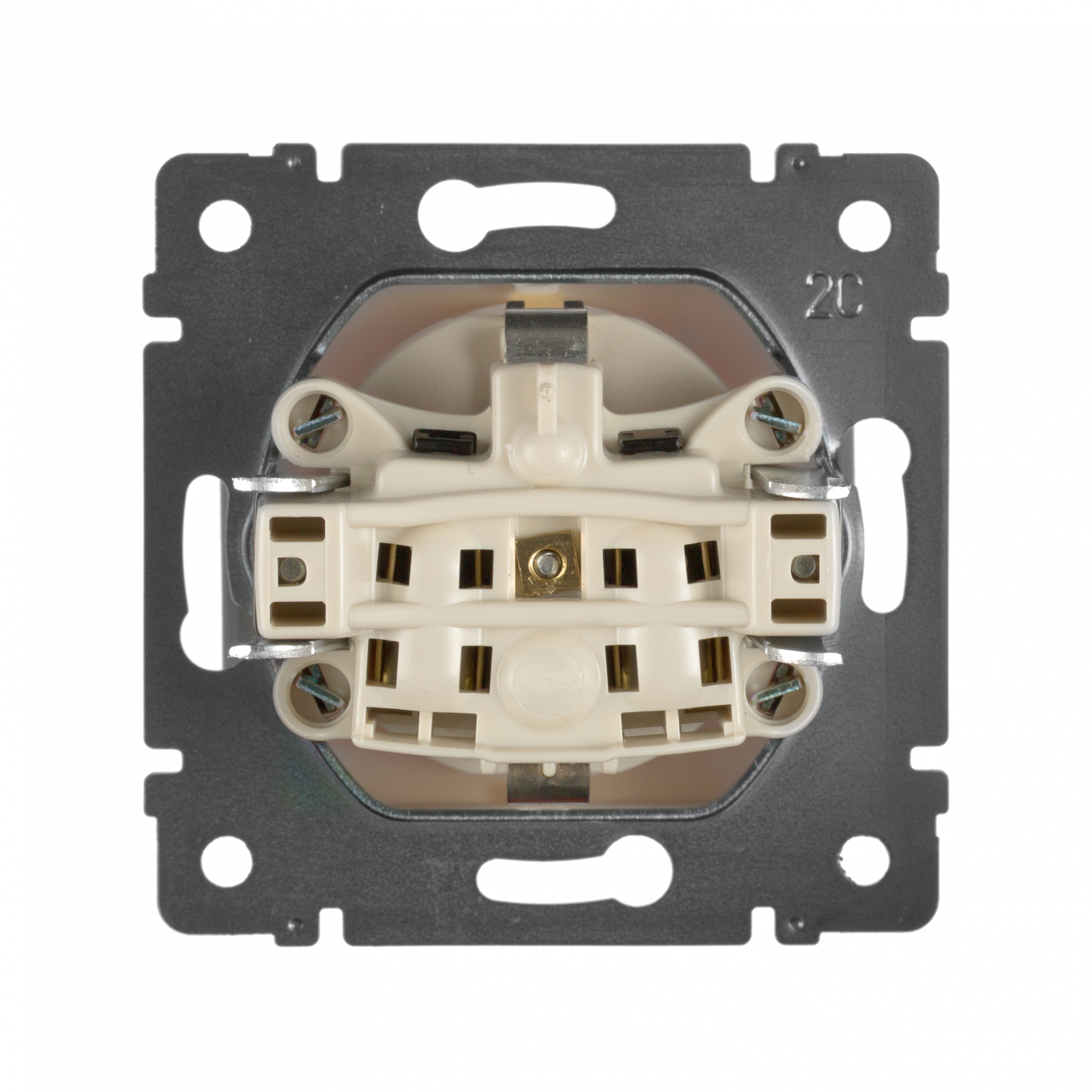 VALENA Розетка с заземлением со шторками в рамку слоновая кость Legrand 774321