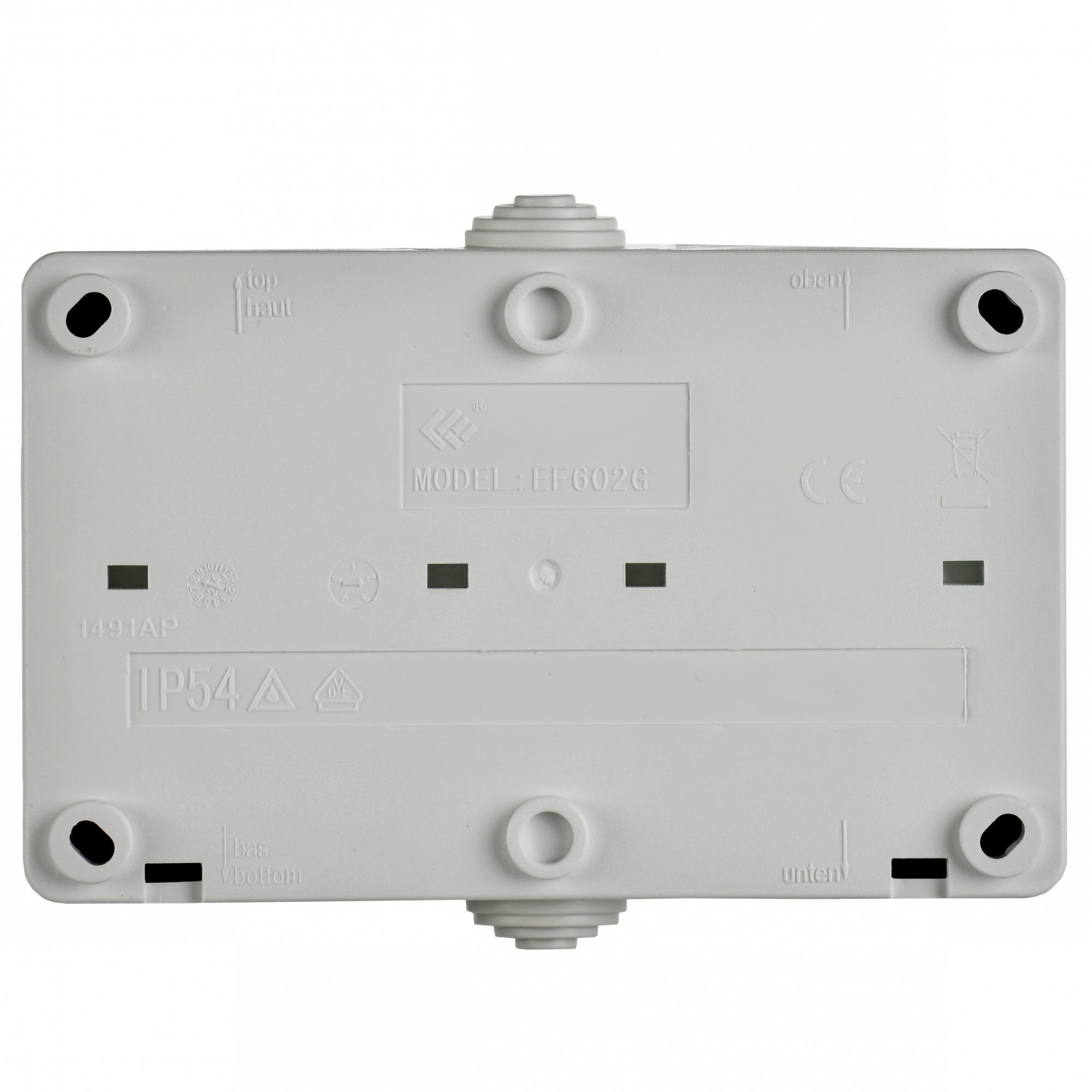ФОРС Розетка двойная наружная с заземлением с крышкой IP54 IEK ERS22-K03-16-54-DC