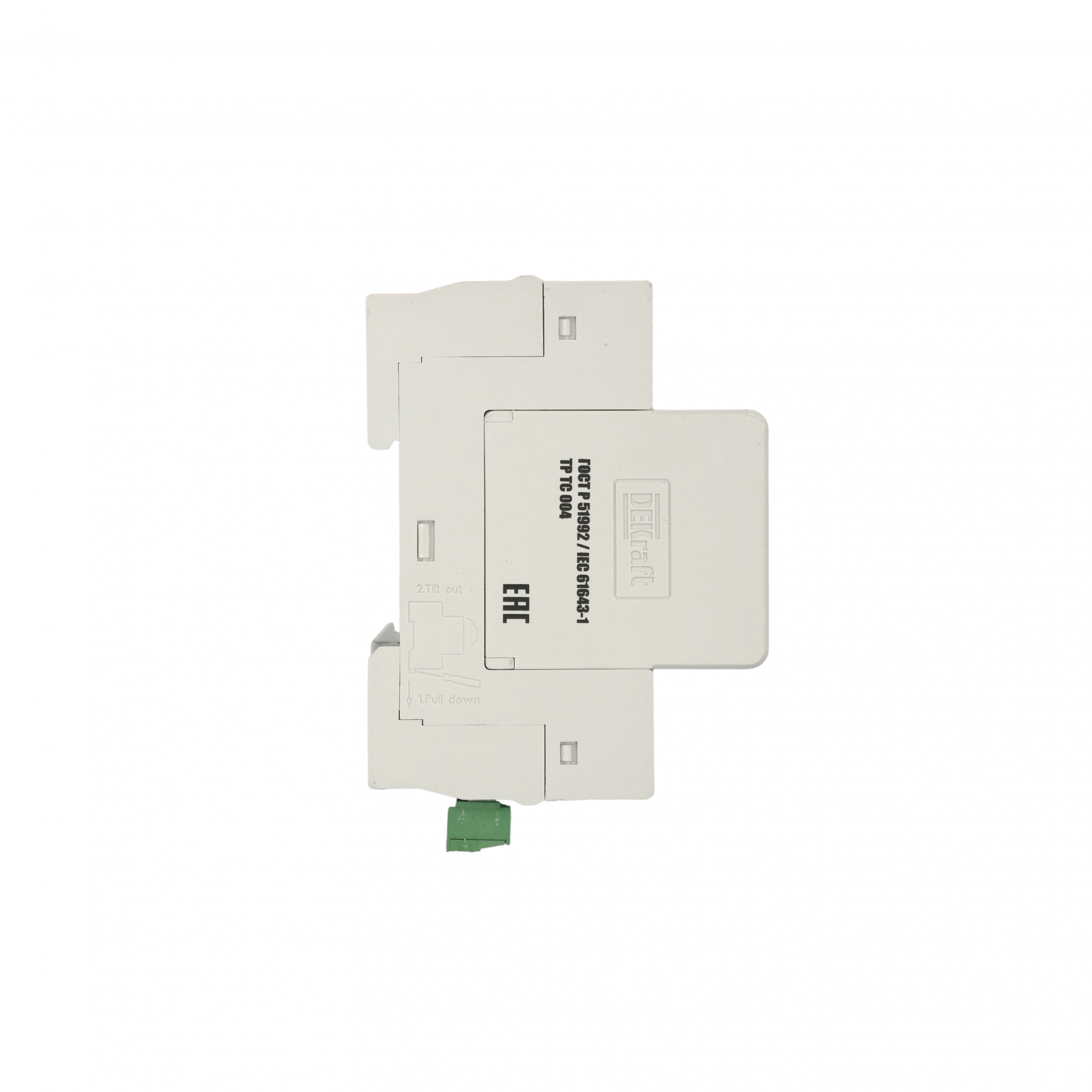 Ограничитель перенапряжения трехполюсный ОП-101 3п 40кА C Dekraft 18017DEK