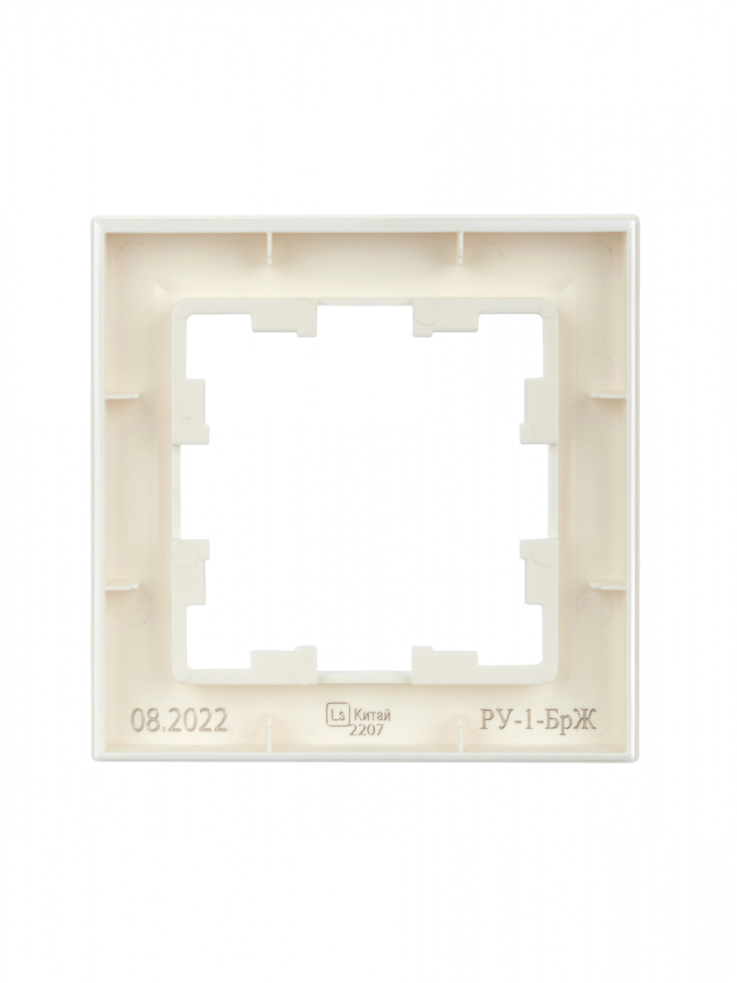 BRITE Рамка 1 пост РУ-1-БрЖ жемчуг IEK BR-M12-K36