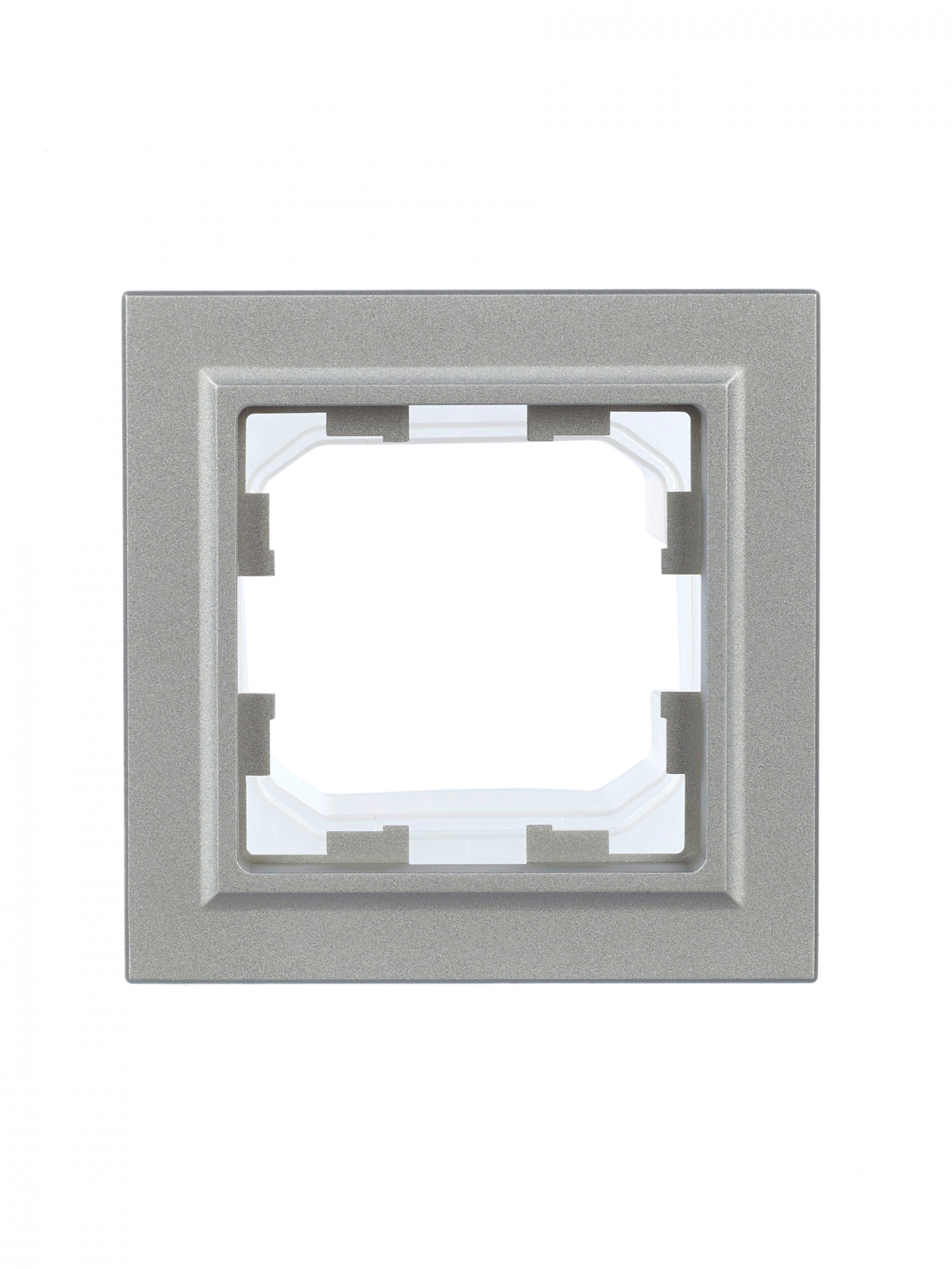 BRITE Рамка 1 пост IP44 РУ-1-БрА-44 алюминий IEK BR-M12-44-K47