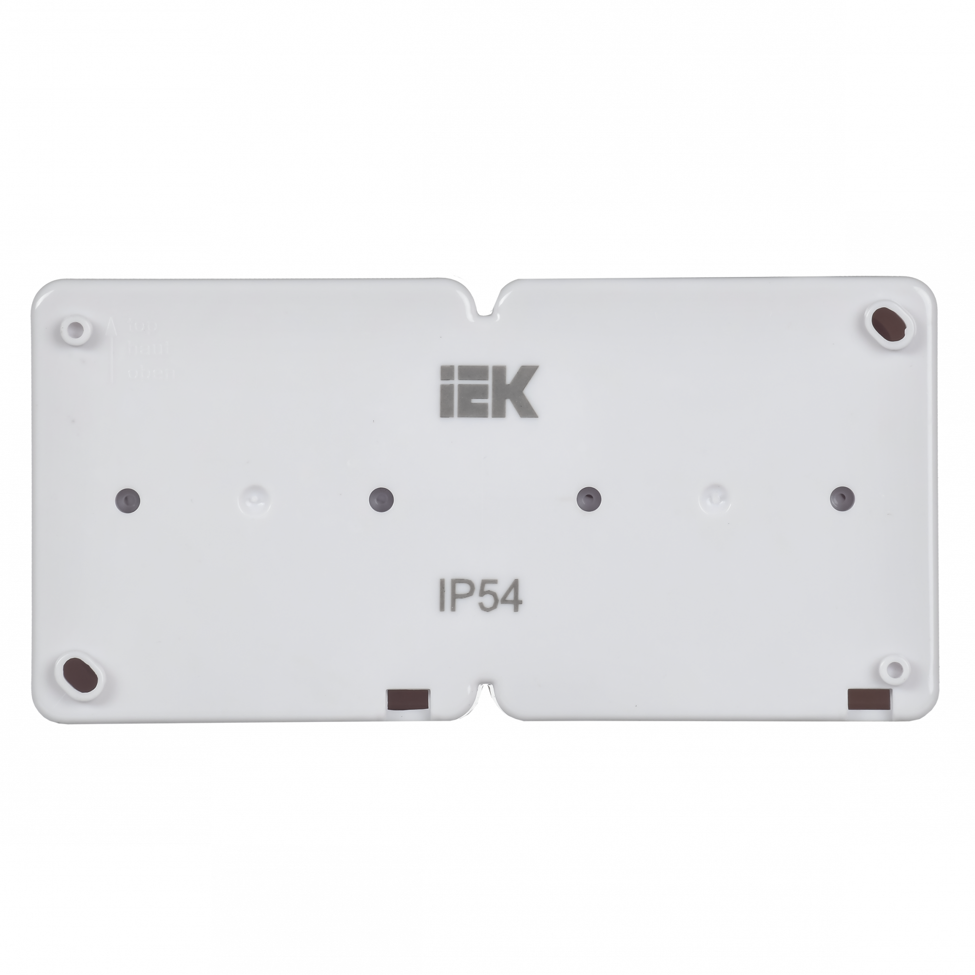 Гермес PLUS Розетка двойная наружная с заземлением с крышкой IP54 IEK ERMP22-K03-16-54-EC