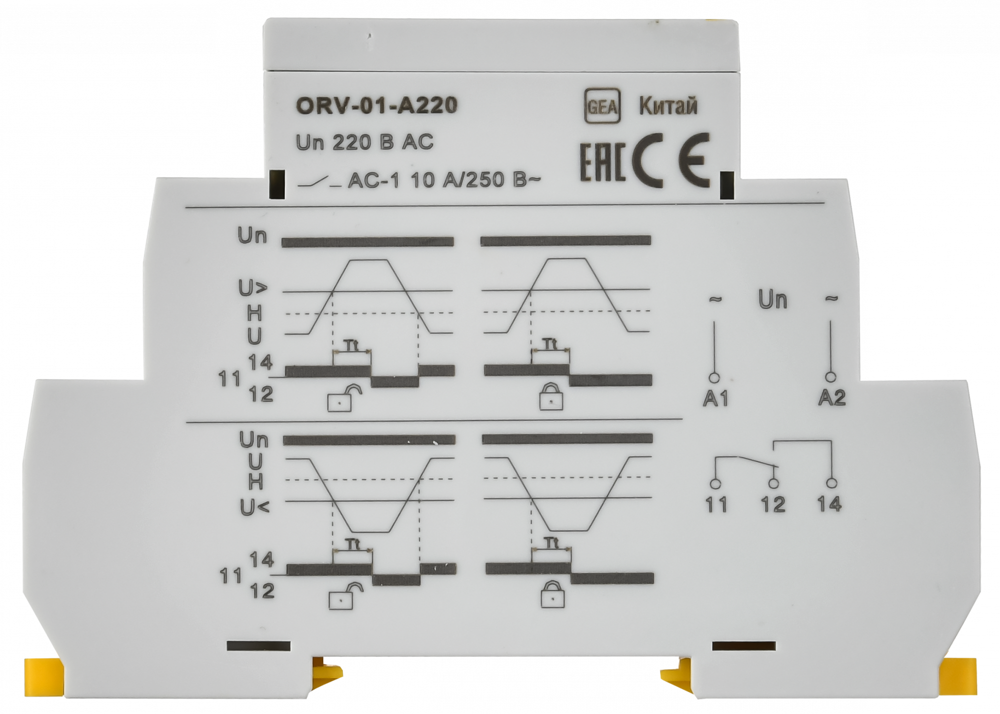Реле напряжения ORV. 1ф 220 В AC ONI ORV-01-A220