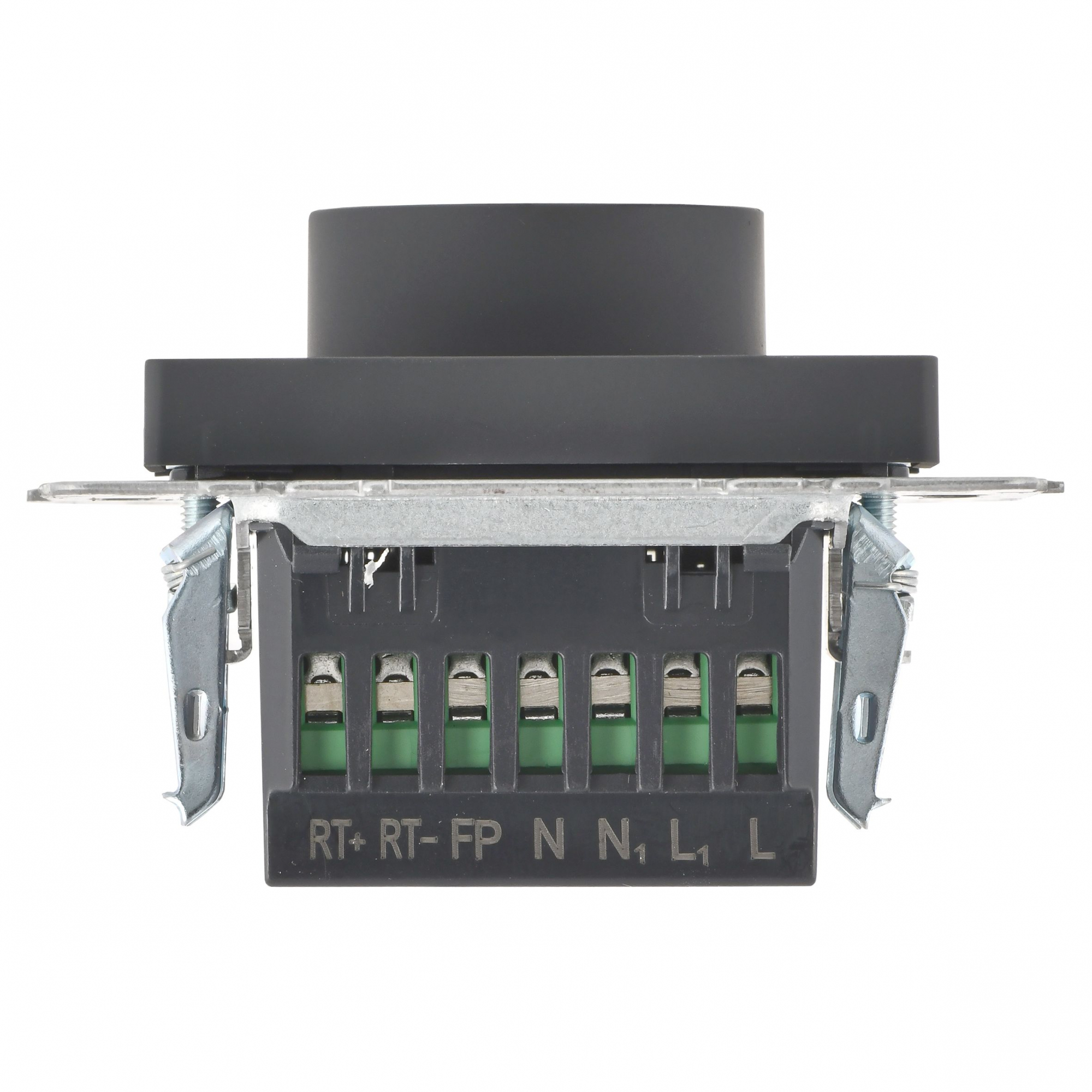 BRITE Термостат электронный с индикацией ТС10-1-БрГ графит IEK BR-RT11-K53