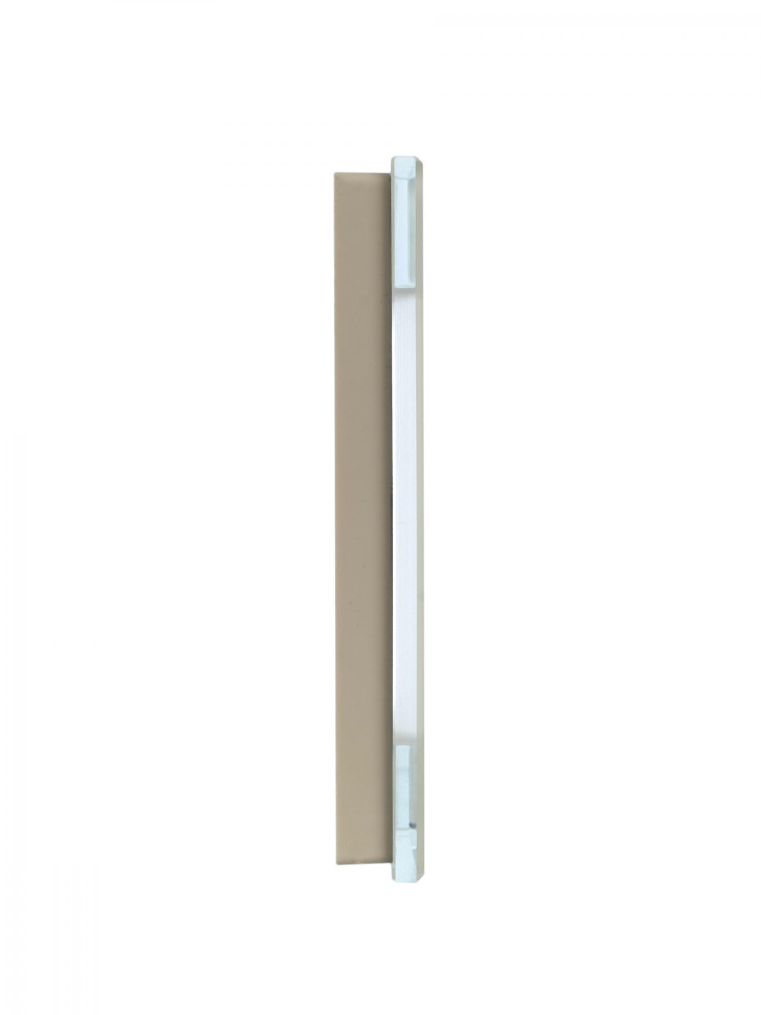 BRITE Рамка 1 пост РУ-1-2-БрВа стекло ванильный IEK BR-M12-G-K10