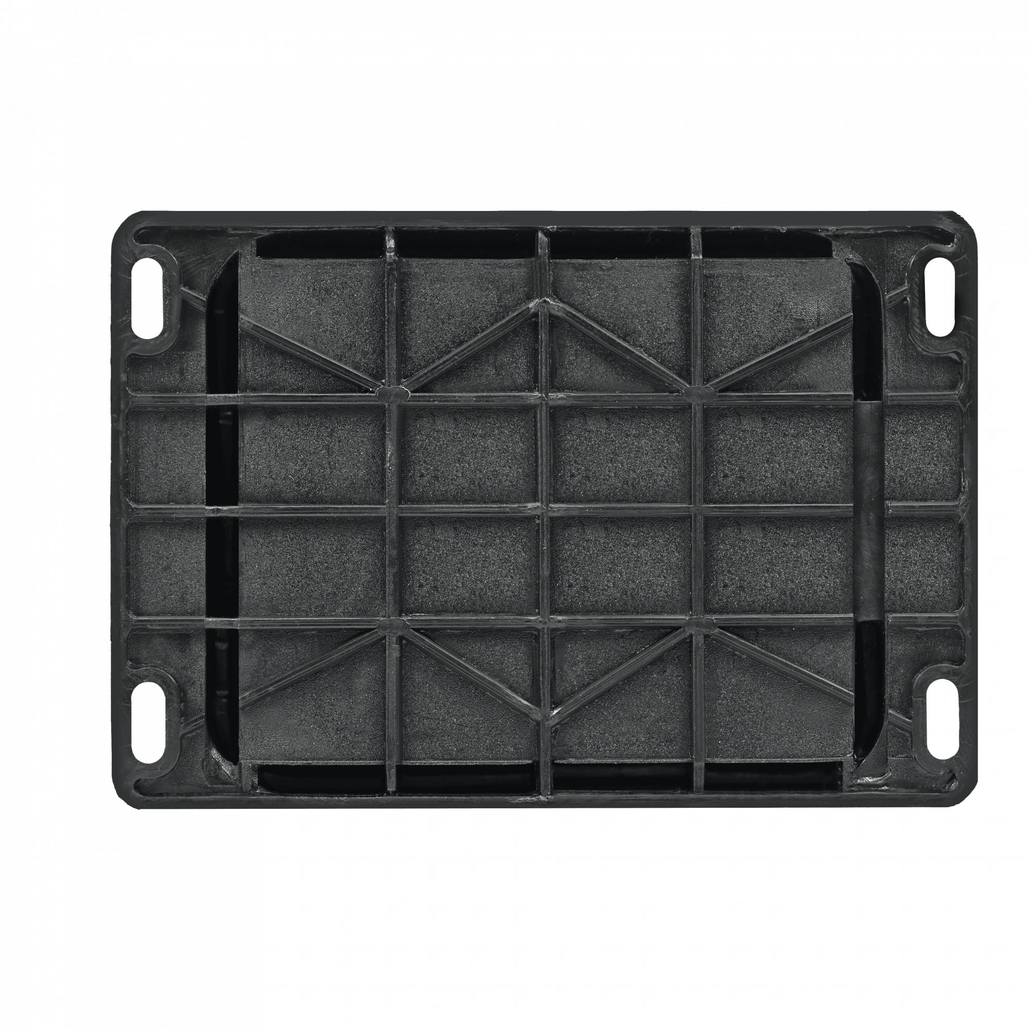 Розетка 2К+З открытой установки каучуковая 16А/250В IP44 Чёрная MultiSet Systeme Electric MST4003BK