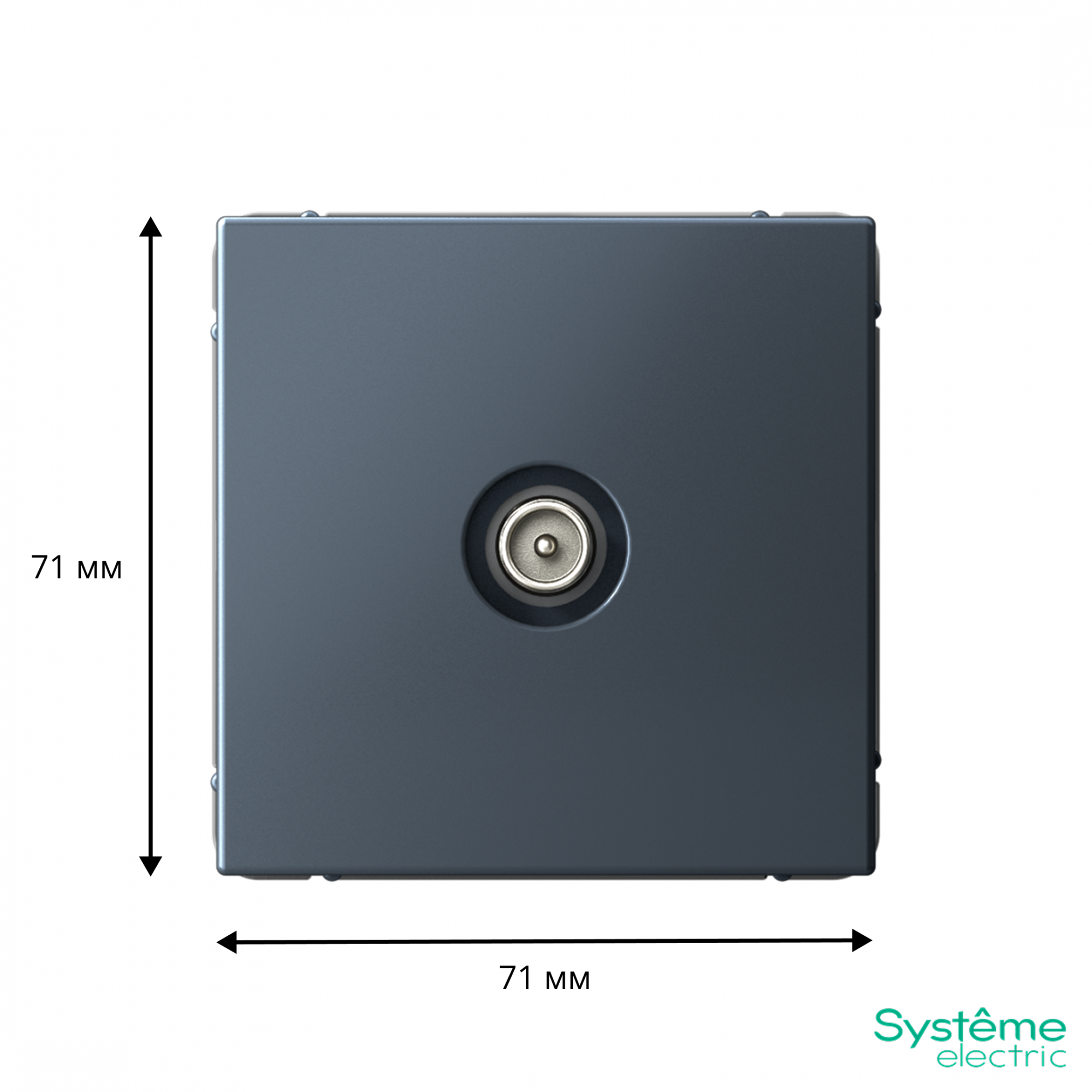 ARTGALLERY TV розетка оконечная 1DB, механизм, грифель Systeme Electric GAL000791