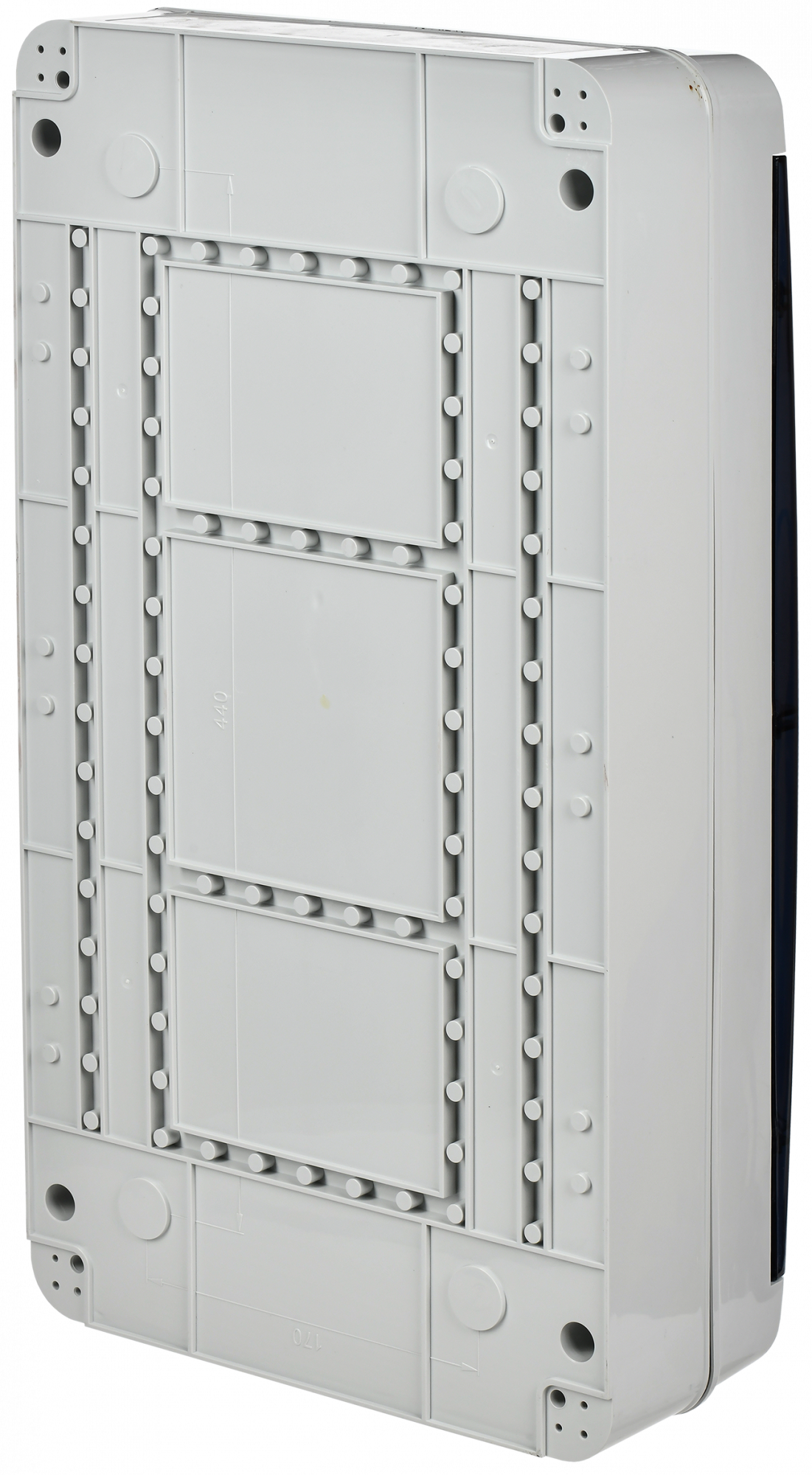 TEKFOR Корпус пластиковый навесной КМПн-36 IP65 черная прозрачная дверь IEK TF5-KP72-N-36-65-K03-K02