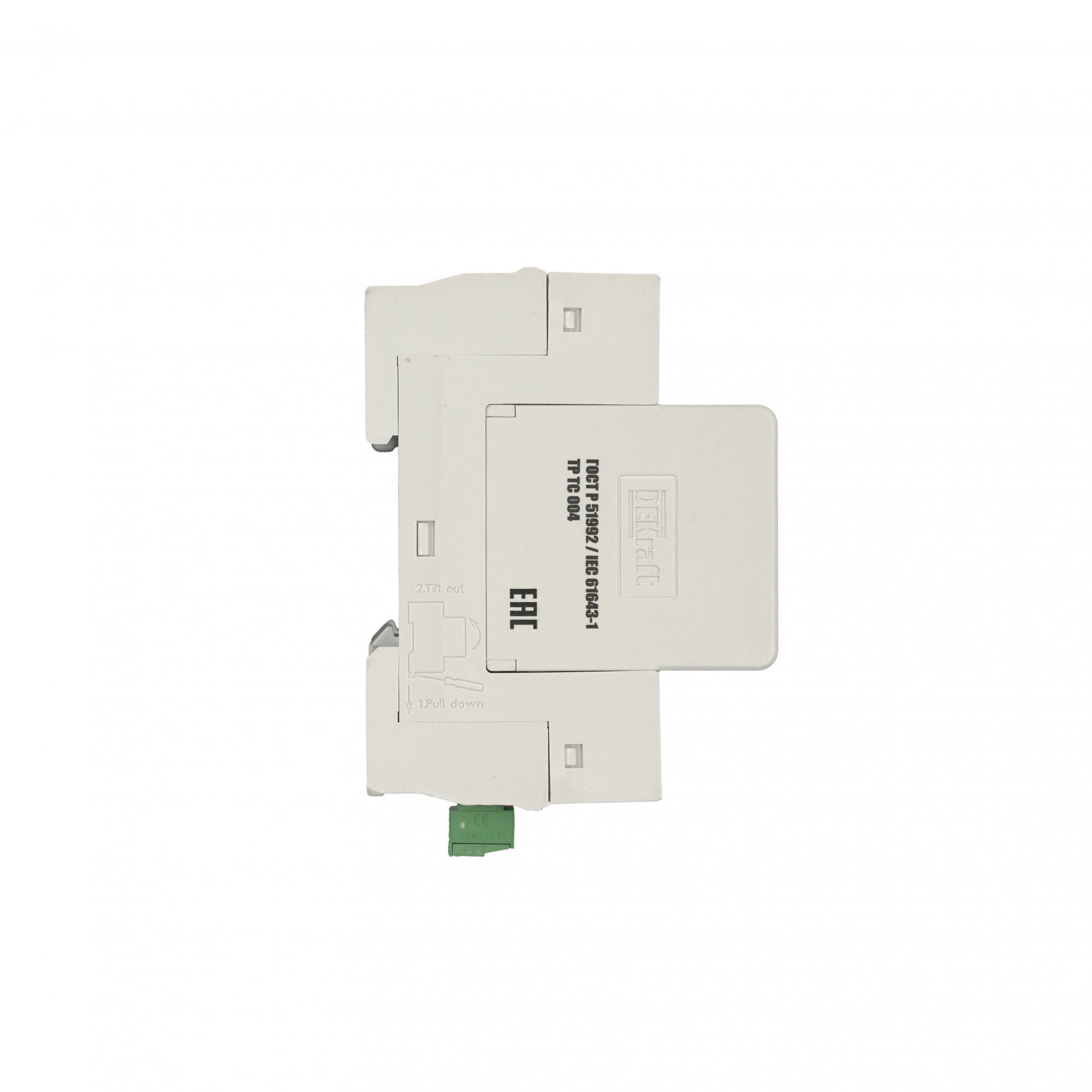 Ограничитель перенапряжения четырехполюсный ОП-101 4п 80кА В 420В Dekraft 18022DEK