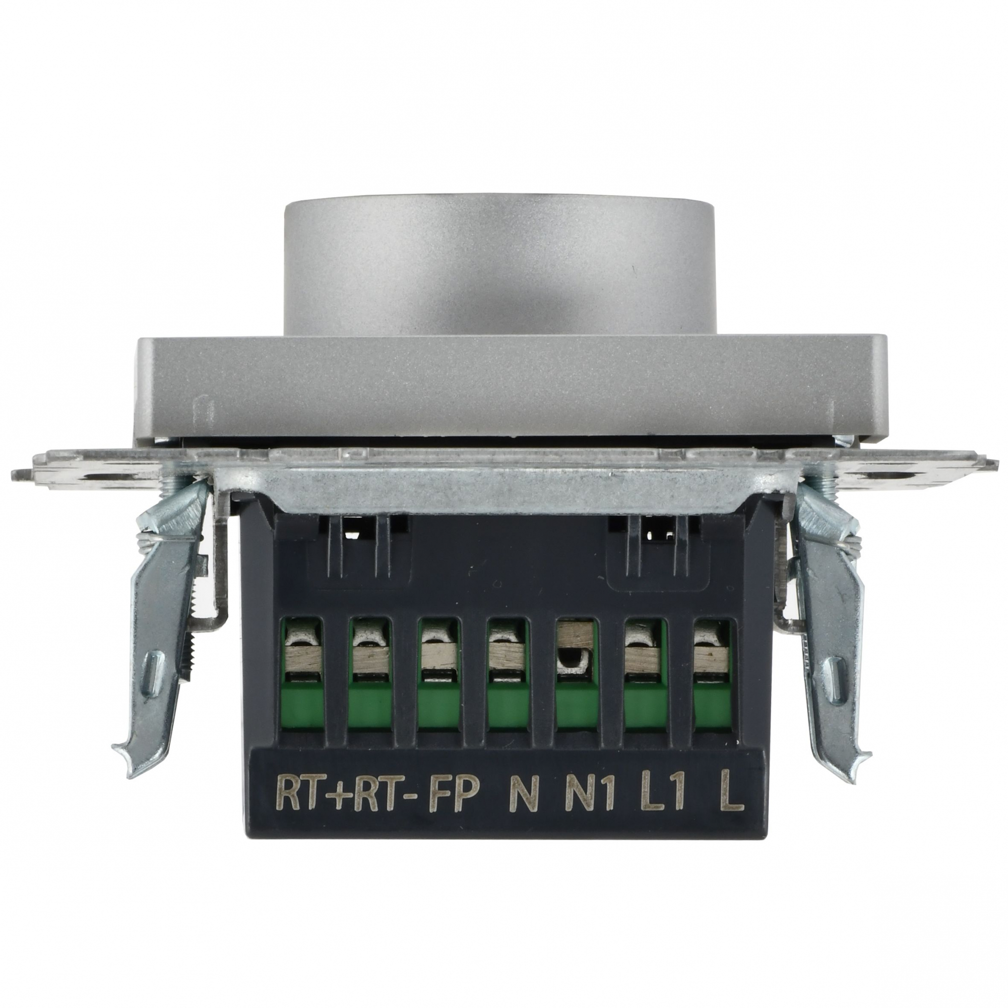 BRITE Термостат электронный с индикацией ТС10-1-БрА алюминий IEK BR-RT11-K47
