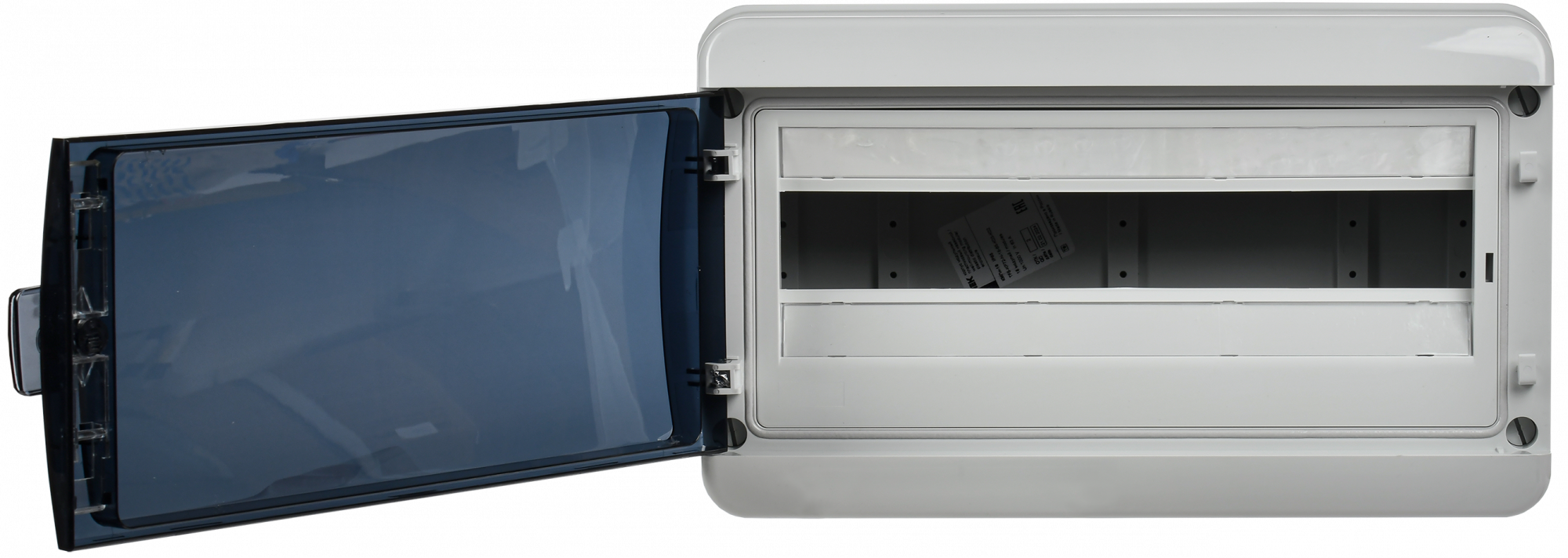 TEKFOR Корпус пластиковый навесной КМПн-18 IP65 черная прозрачная дверь IEK TF5-KP72-N-18-65-K03-K02