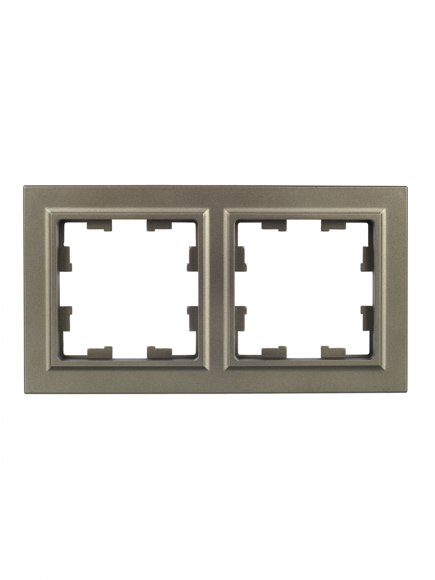 BRITE Рамка 2 поста РУ-2-БрШ шампань IEK BR-M22-K37