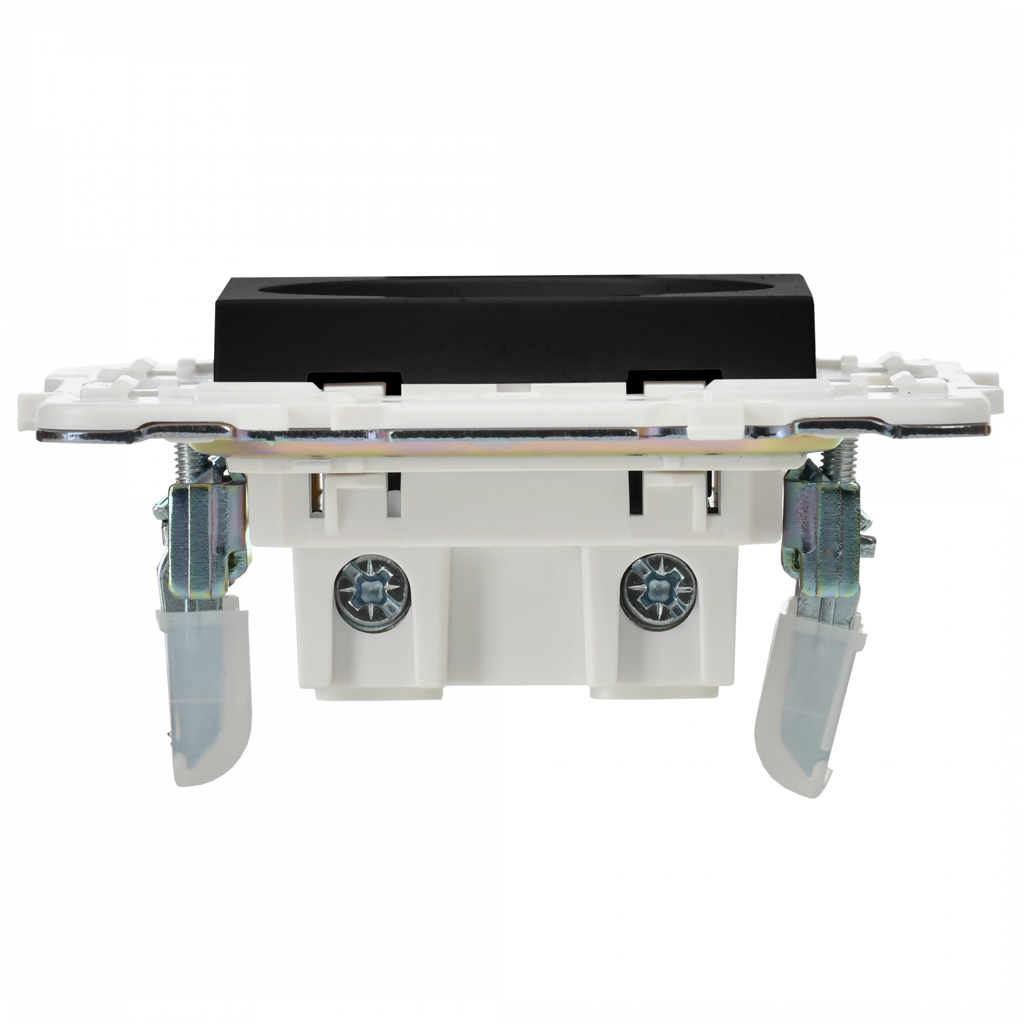 SKANDY Розетка без заземления без защитных шторок 10А SK-R02Bl черный IEK SK-R10-10-K02