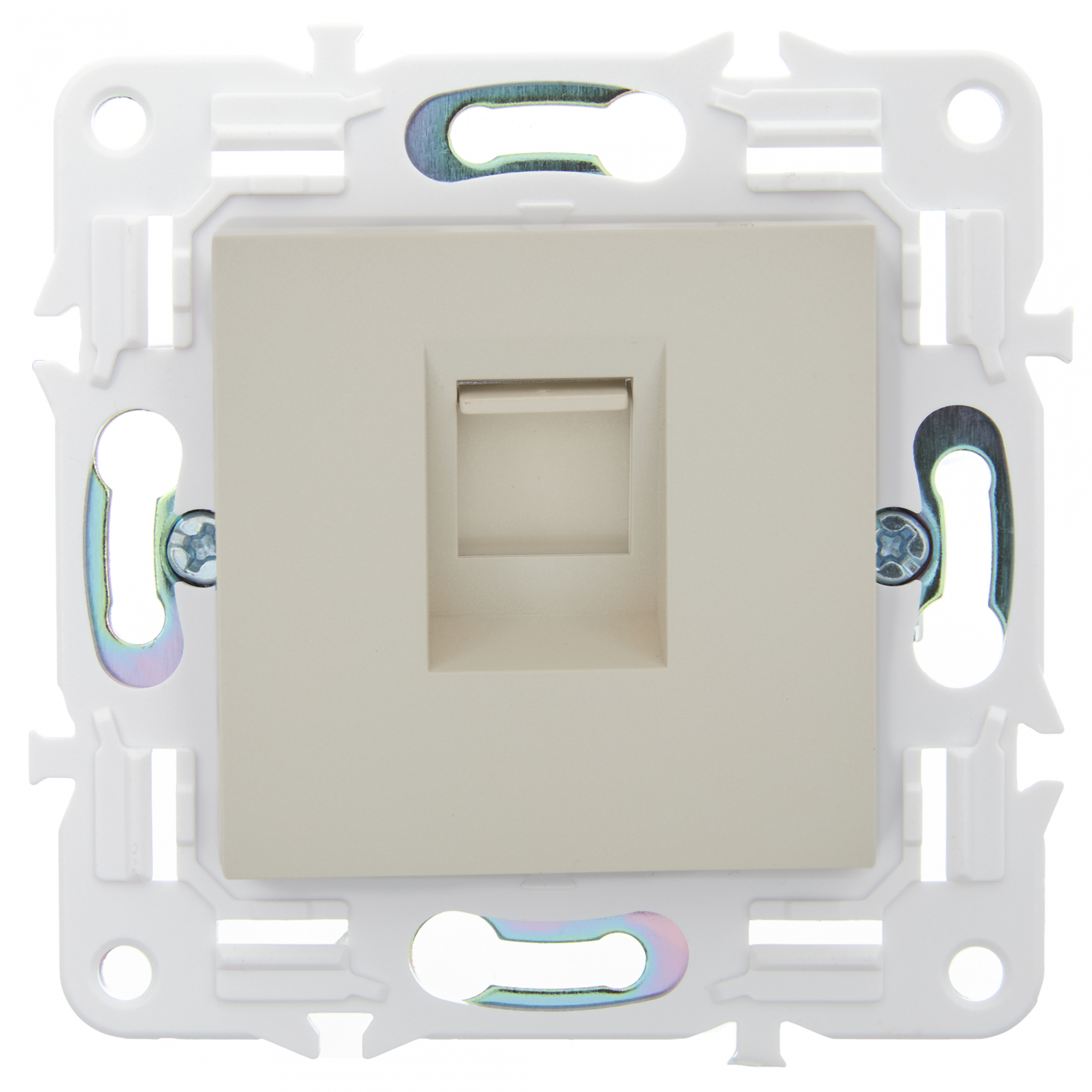 SKANDY Розетка компьютерная RJ45 кат.5E SK-K01B бежевый IEK SK-K10-1-K10