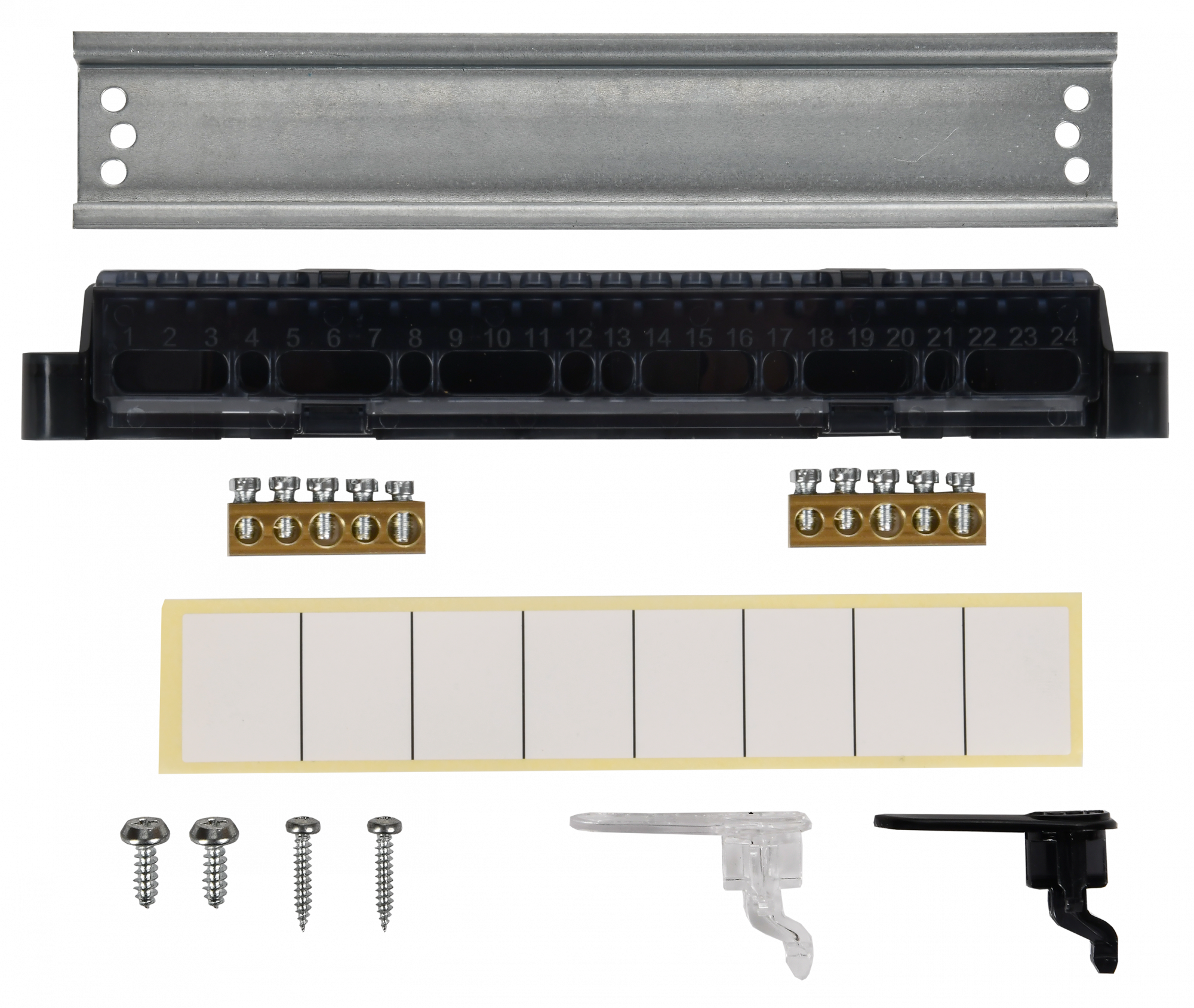 UNION Compact Корпус пластиковый ЩРН-П-8 IP41 черная прозрачная дверь IEK UIC-KP12-N-08-41-K01